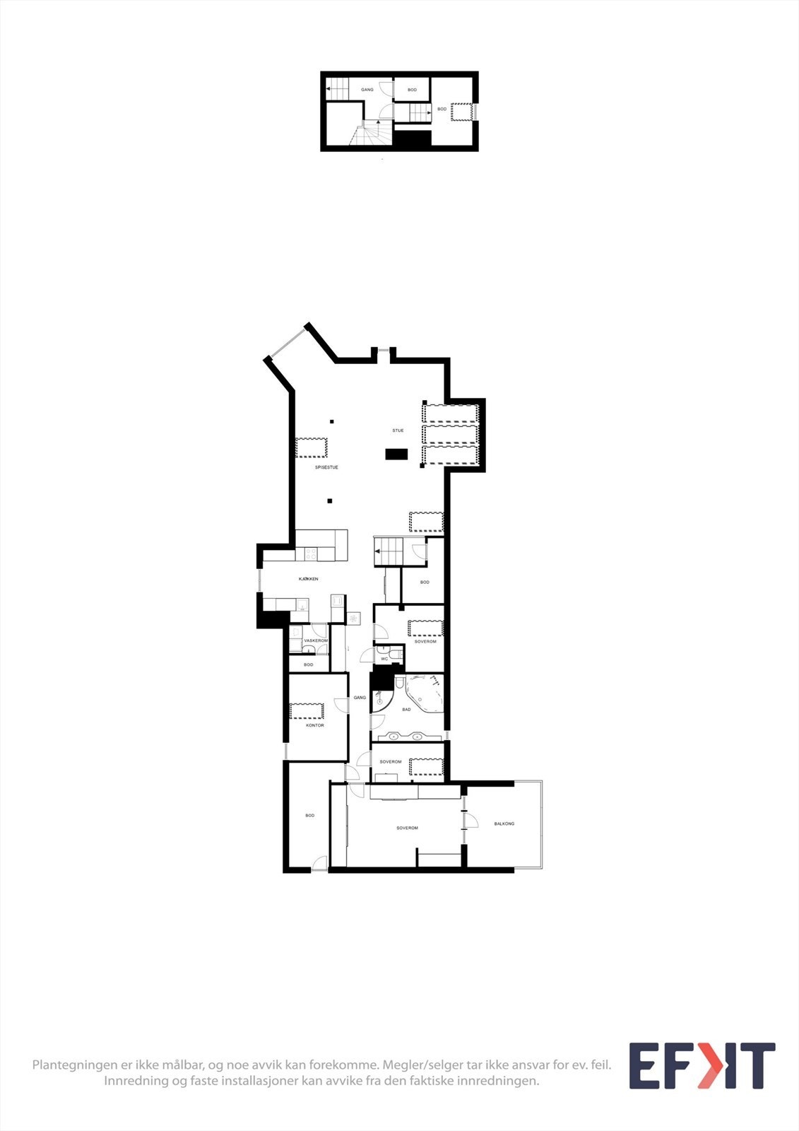 Plantegning Galleribilde