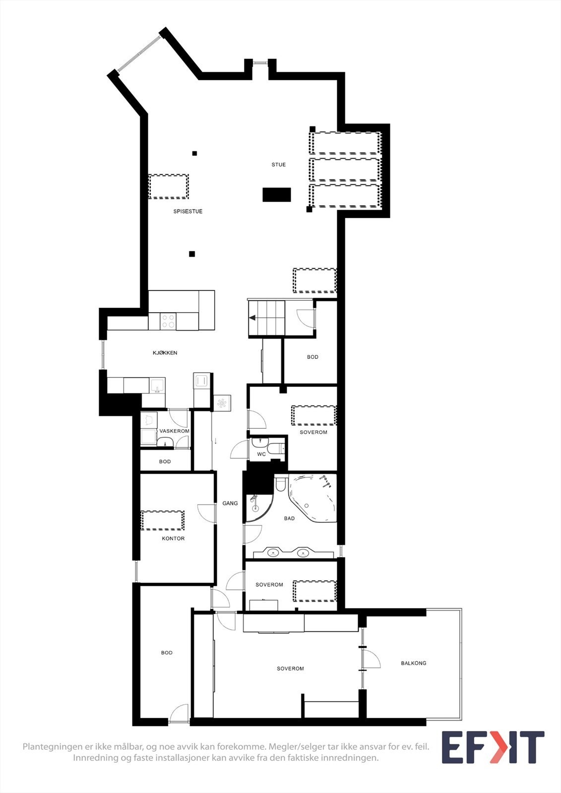 Plantegning Galleribilde
