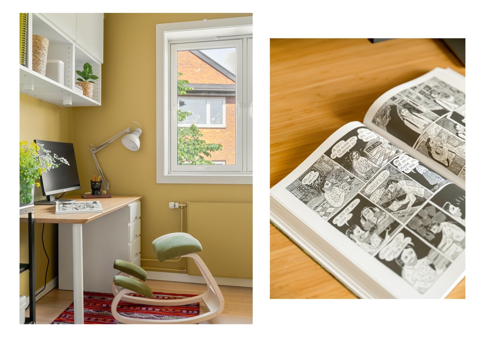 Om du jobber mye hjemmefra er det supert å bruke som hjemmekontor. Galleribilde