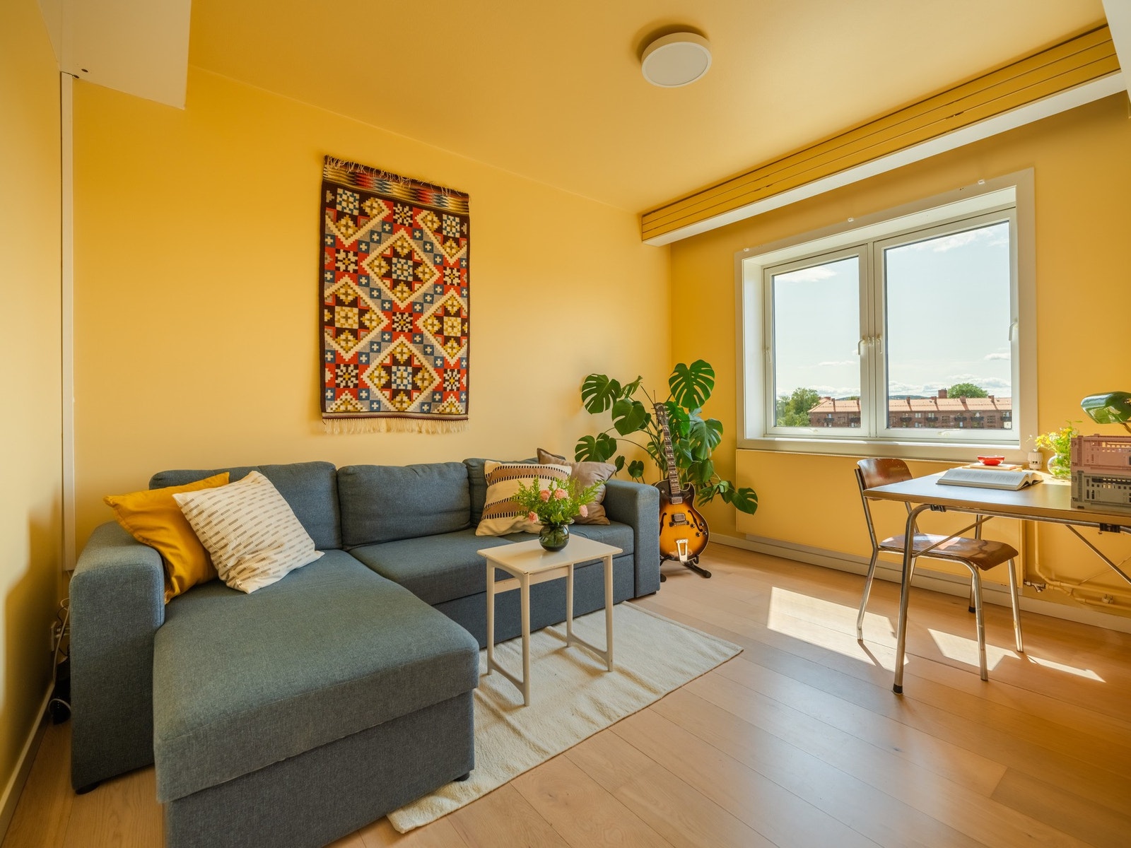 I dag er rommet innredet som et gjesterom/ekstra stue. Galleribilde