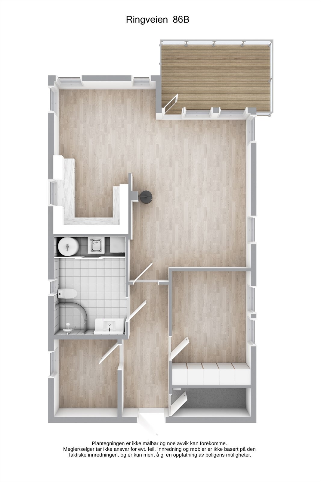 Planskisse 3D Galleribilde