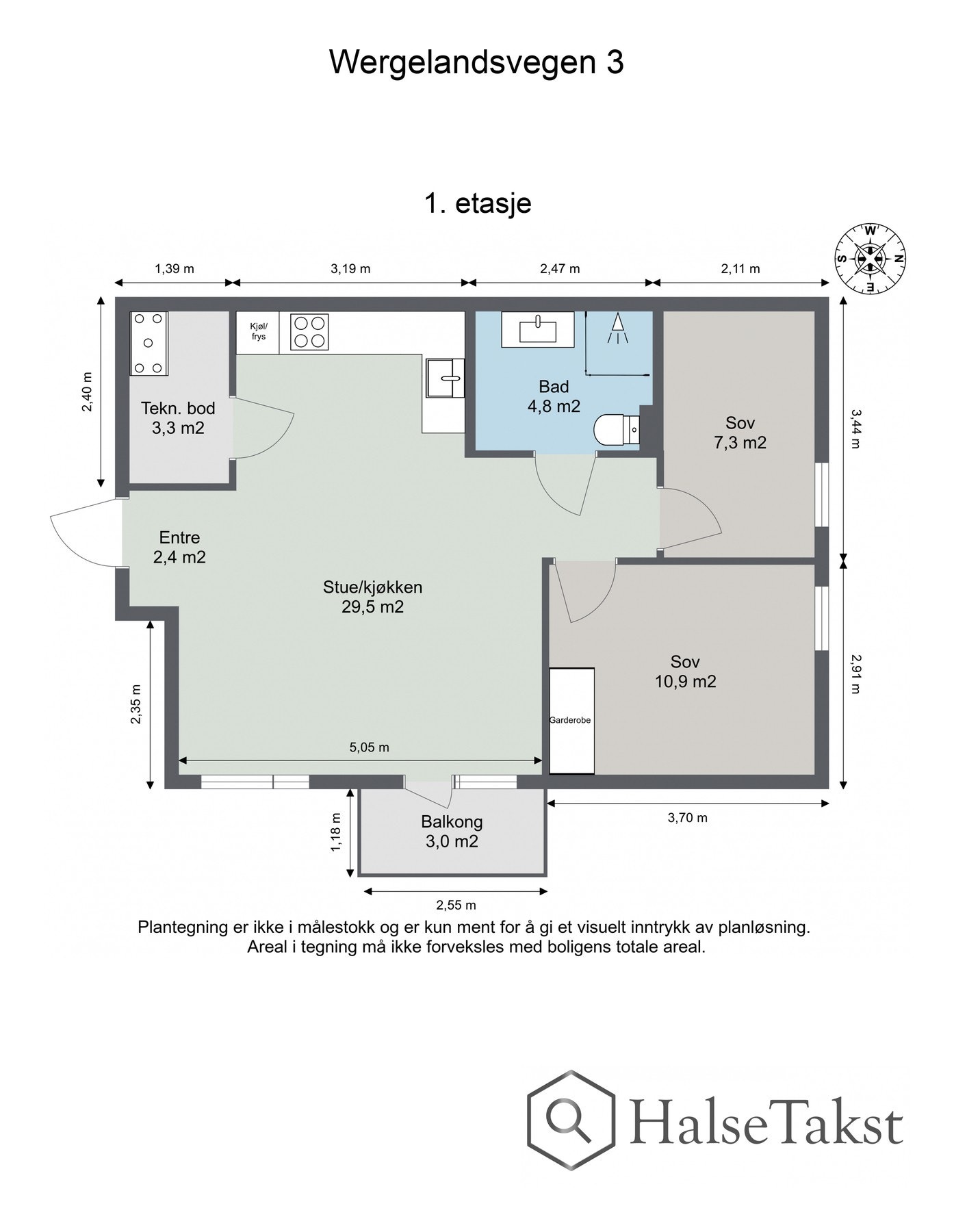 Plantegning. Galleribilde