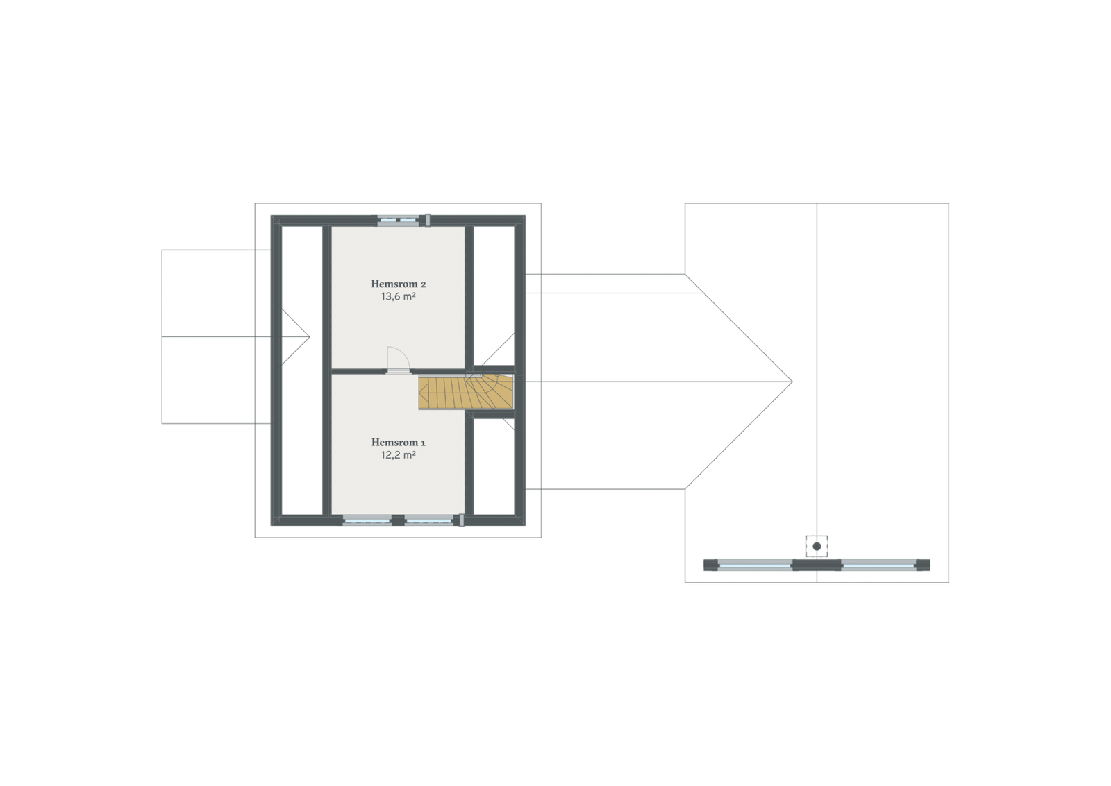 Plantegning hems Galleribilde