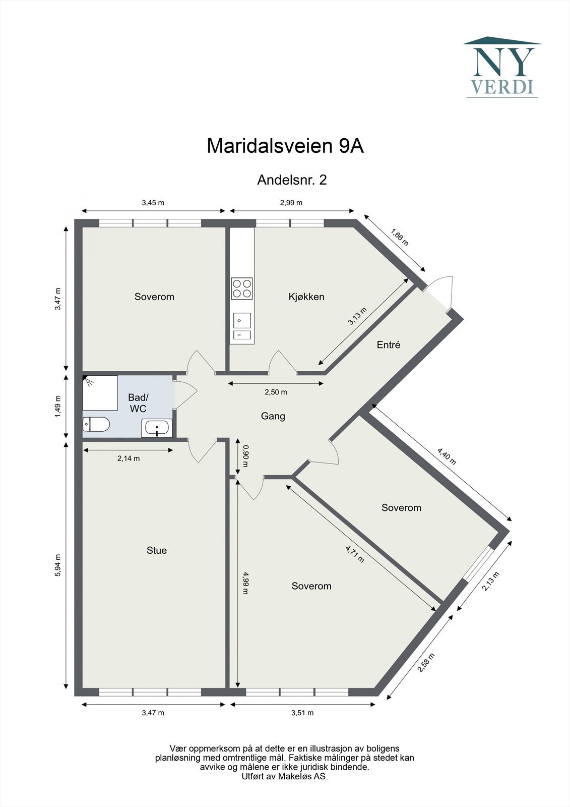 Plantegning. Galleribilde