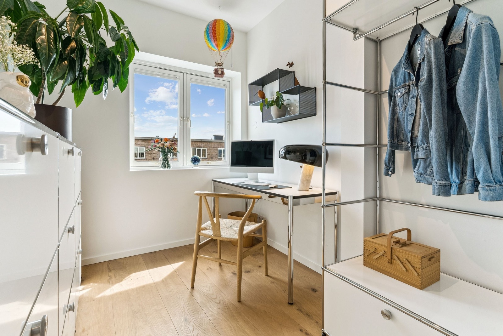 Det andre soverommet brukes i dag som kontor Galleribilde