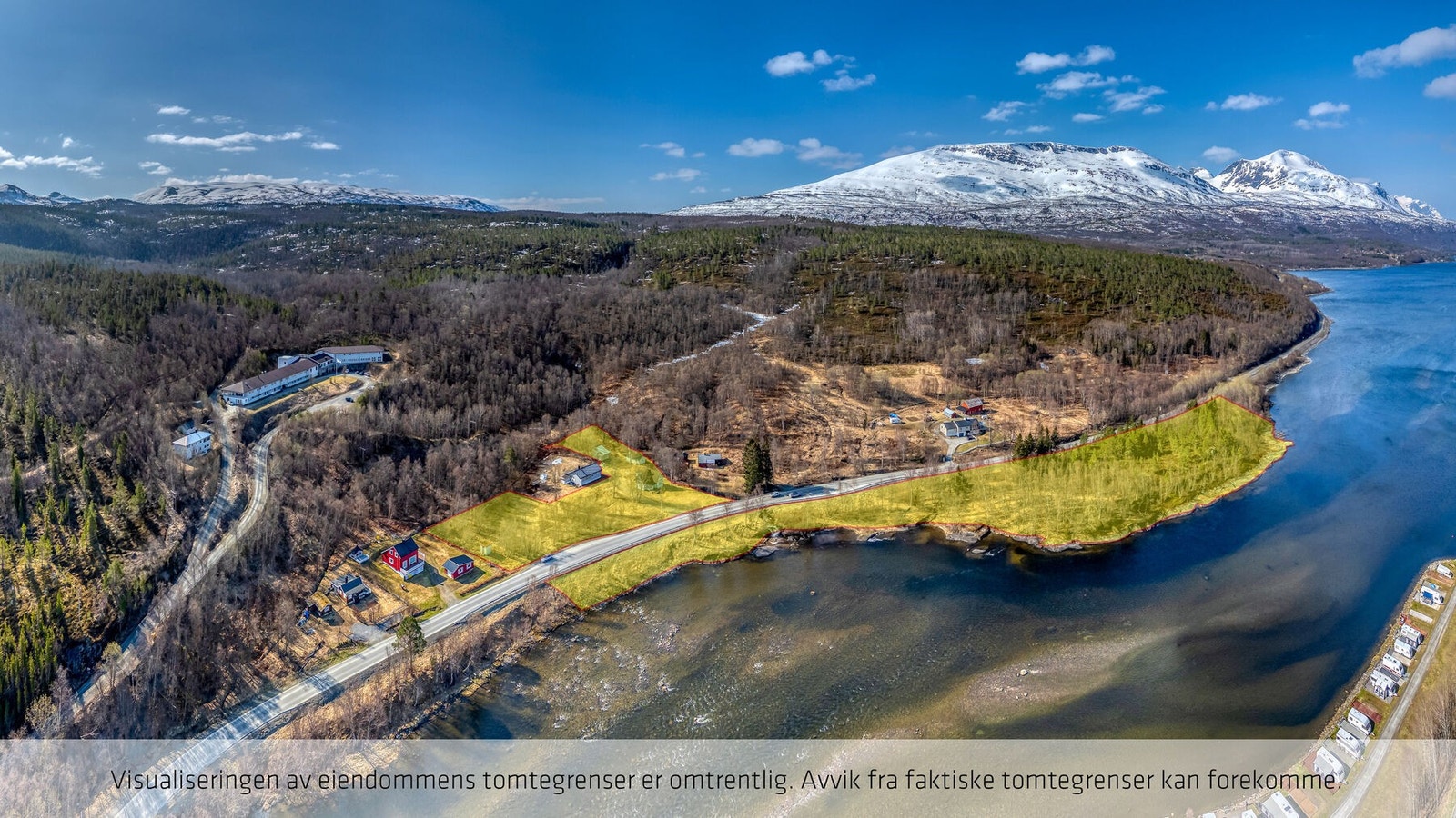 Tomt markert i gult Galleribilde