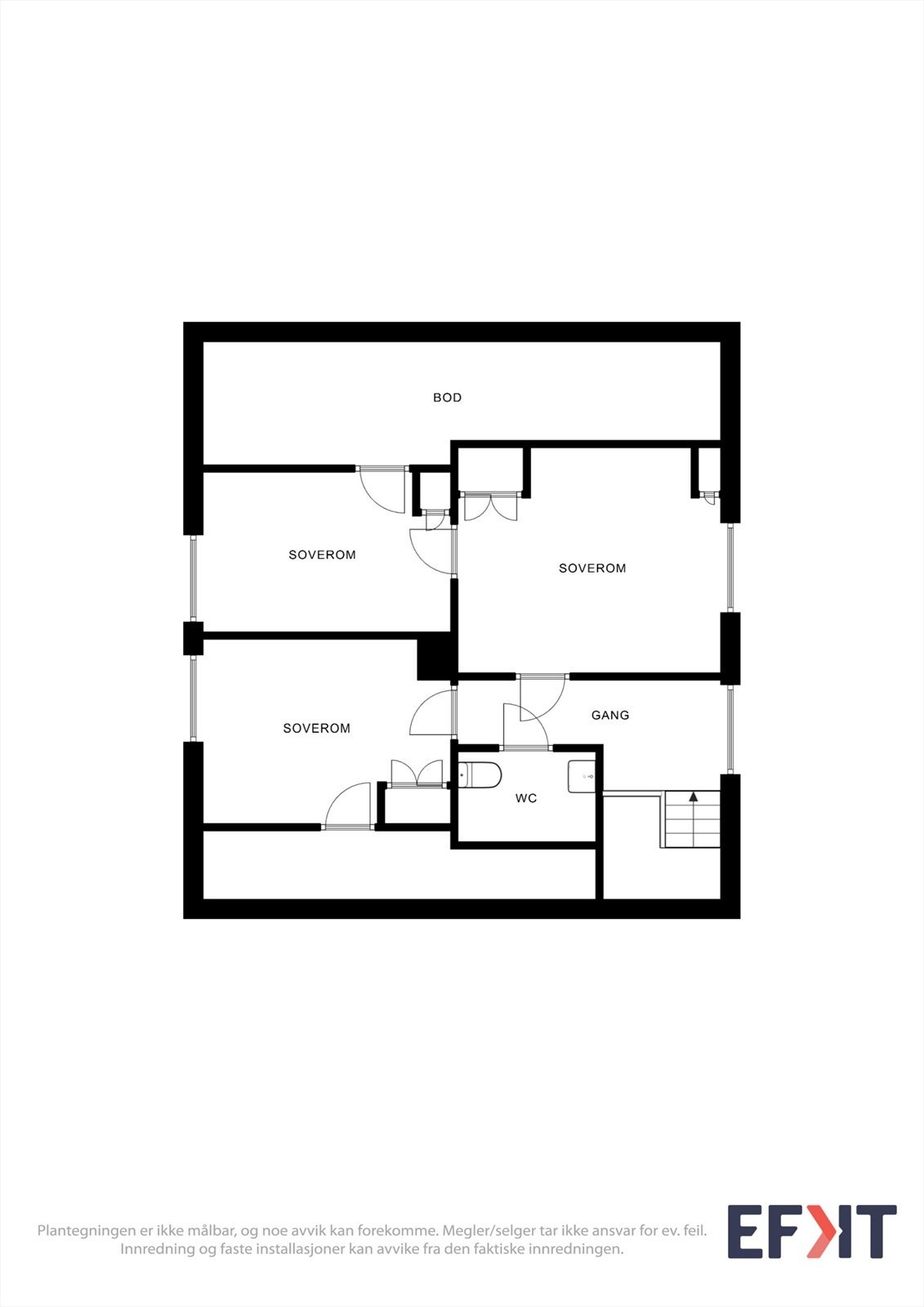 Plantegning 2. etasje Galleribilde