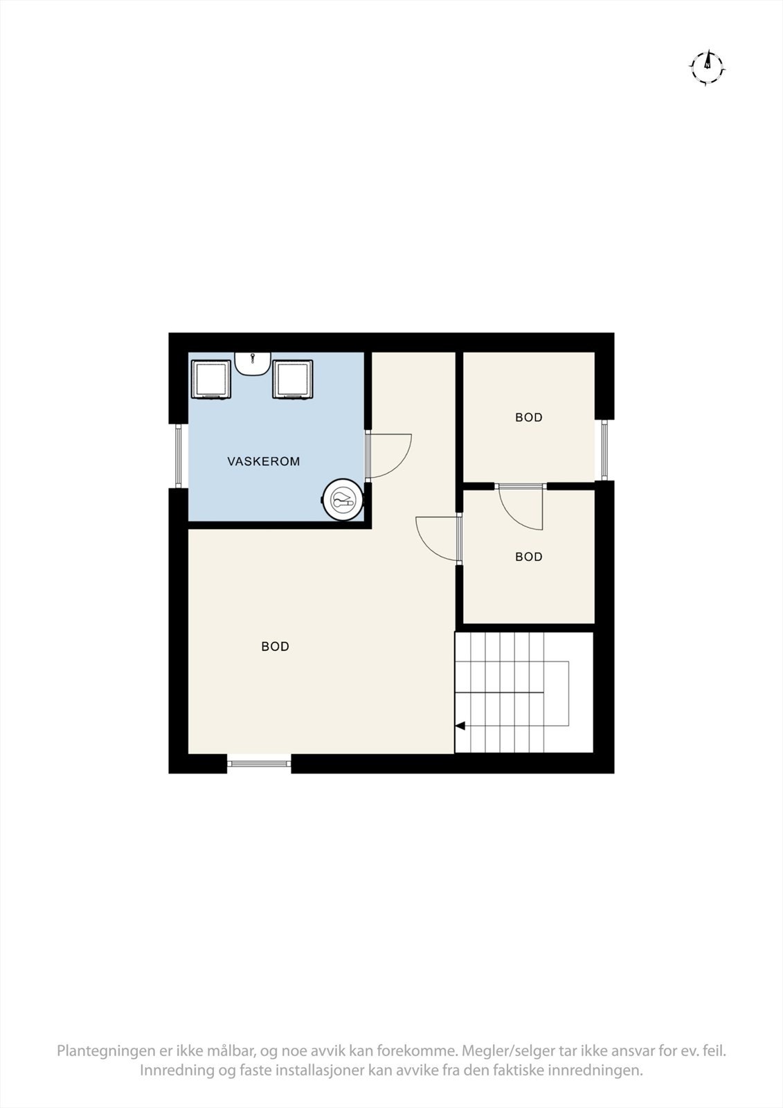 Plantegning kjeller. Galleribilde