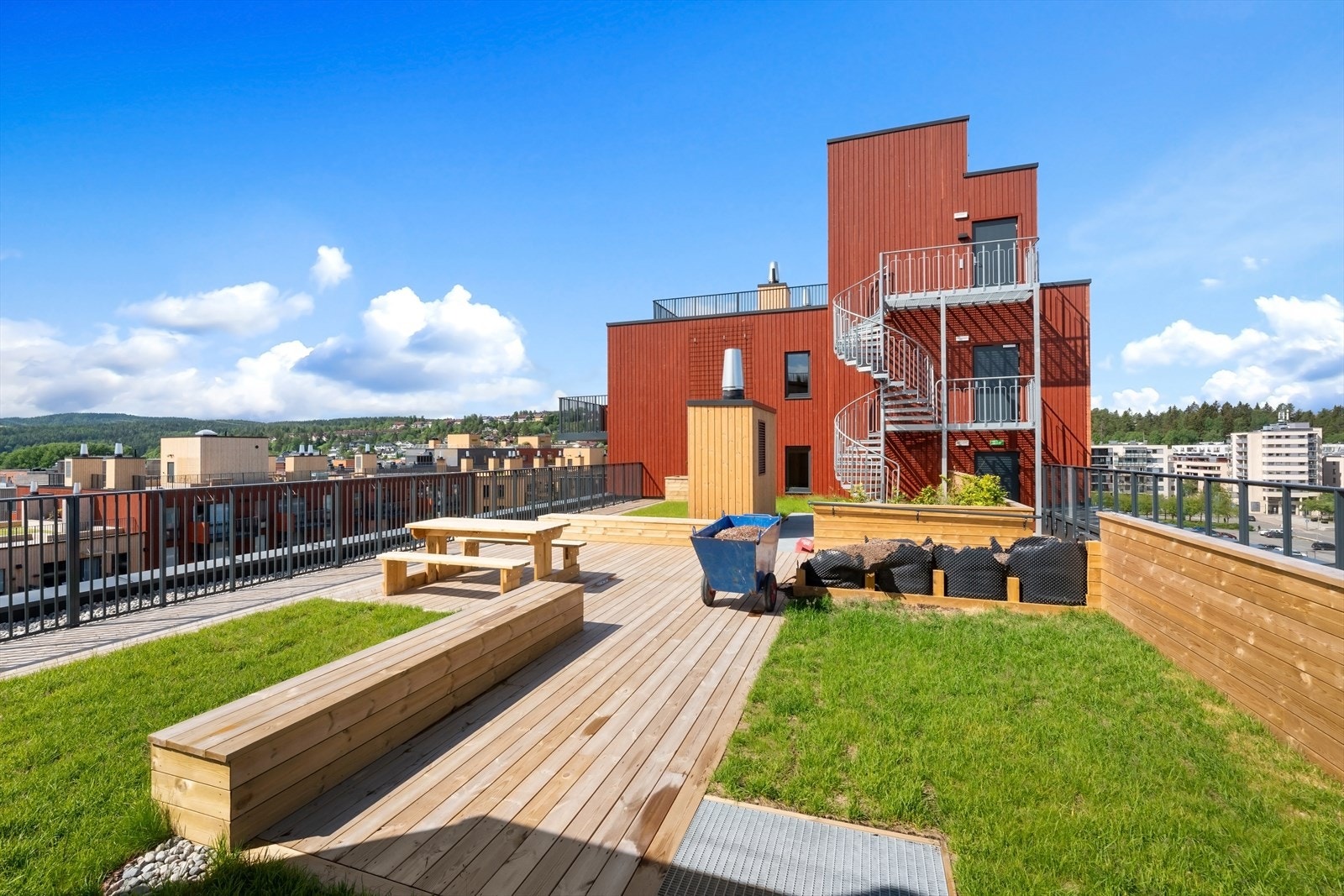 Felles takterrasse Galleribilde