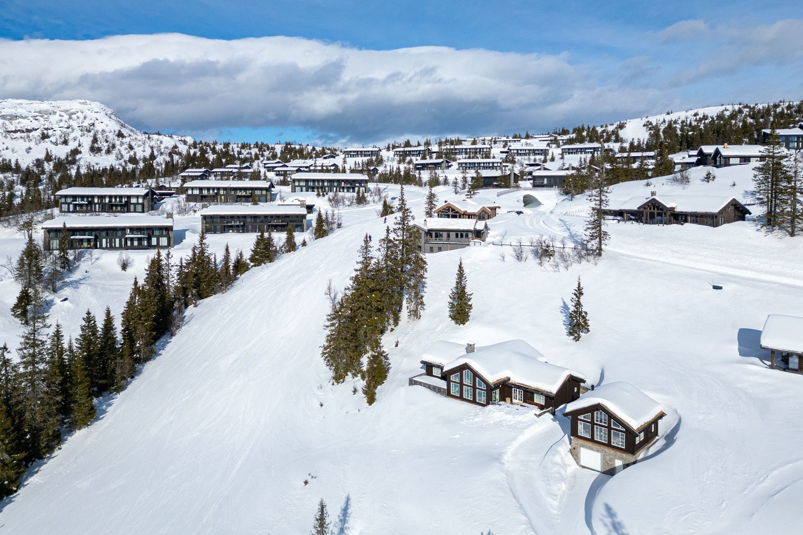 Perfekt beliggenhet på Kvitfjell Vest Galleribilde