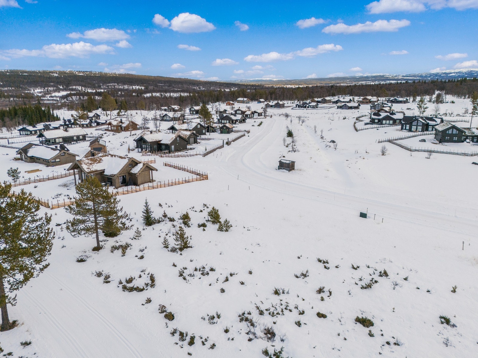 Stor hyttetomt på 1202,1 m2. Galleribilde
