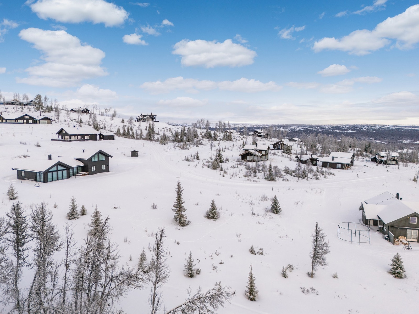 Skiløyper bare like i nærheten og Bualie alpinsenter er det bare å skli ned til, da tomten ligger i alpinanlegget. Galleribilde
