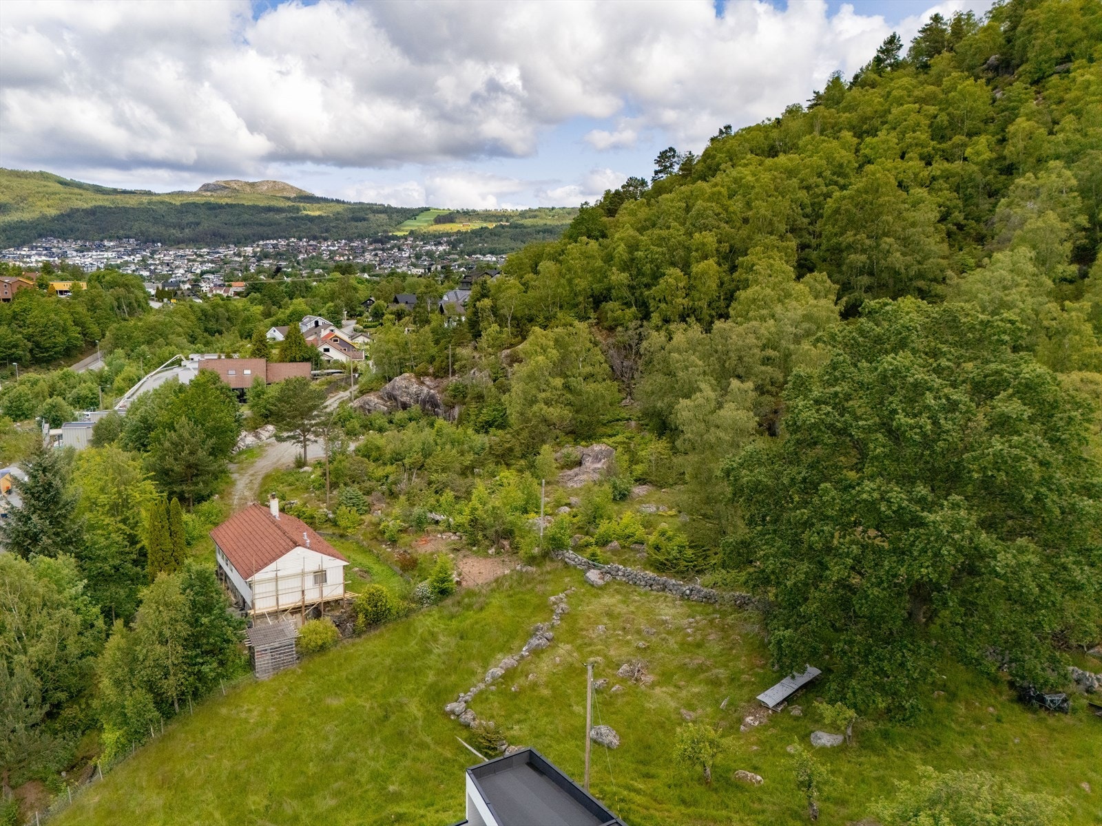 Dronefoto Galleribilde