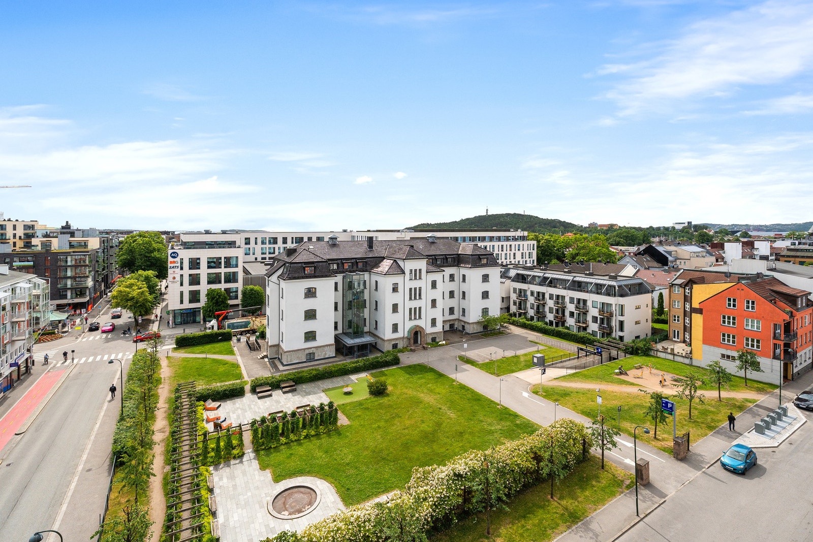 Utsikt fra balkongen. Galleribilde