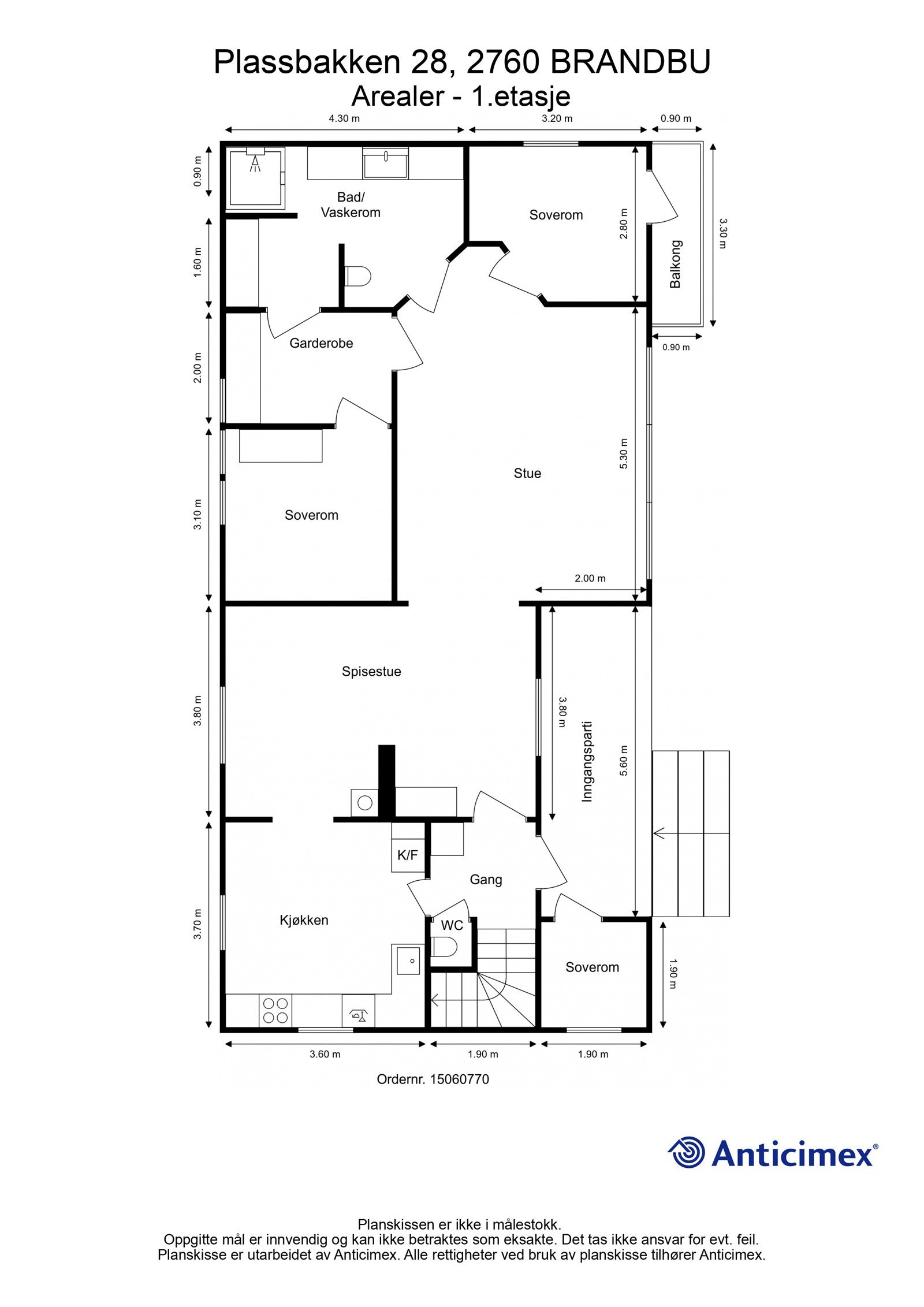 Plantegning 1.etasje Galleribilde