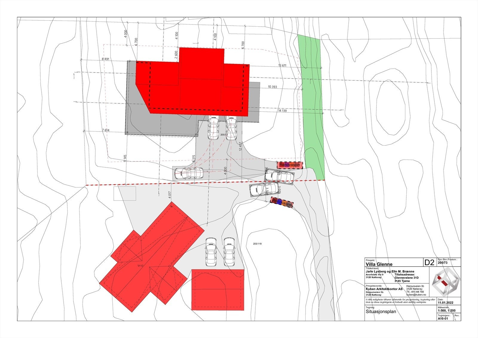 Adkomst plan Glenneveien 31 D Galleribilde