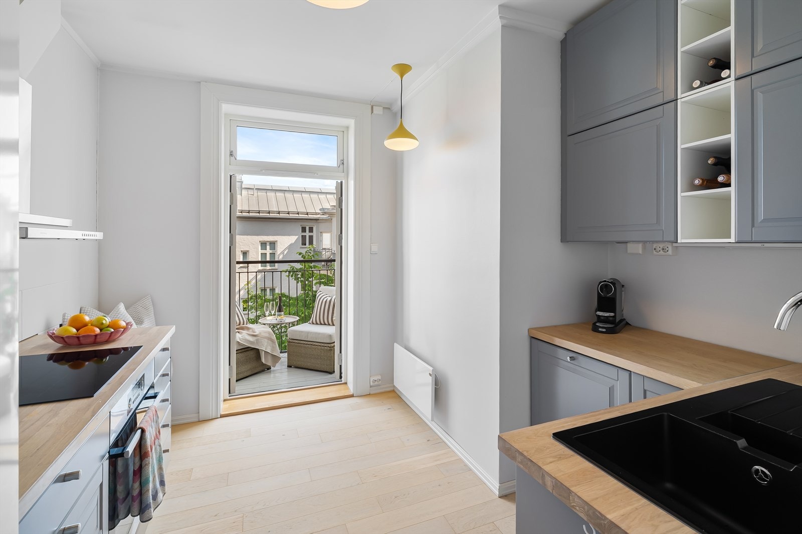 Stilrent kjøkken som oppgradert i 2017 Galleribilde