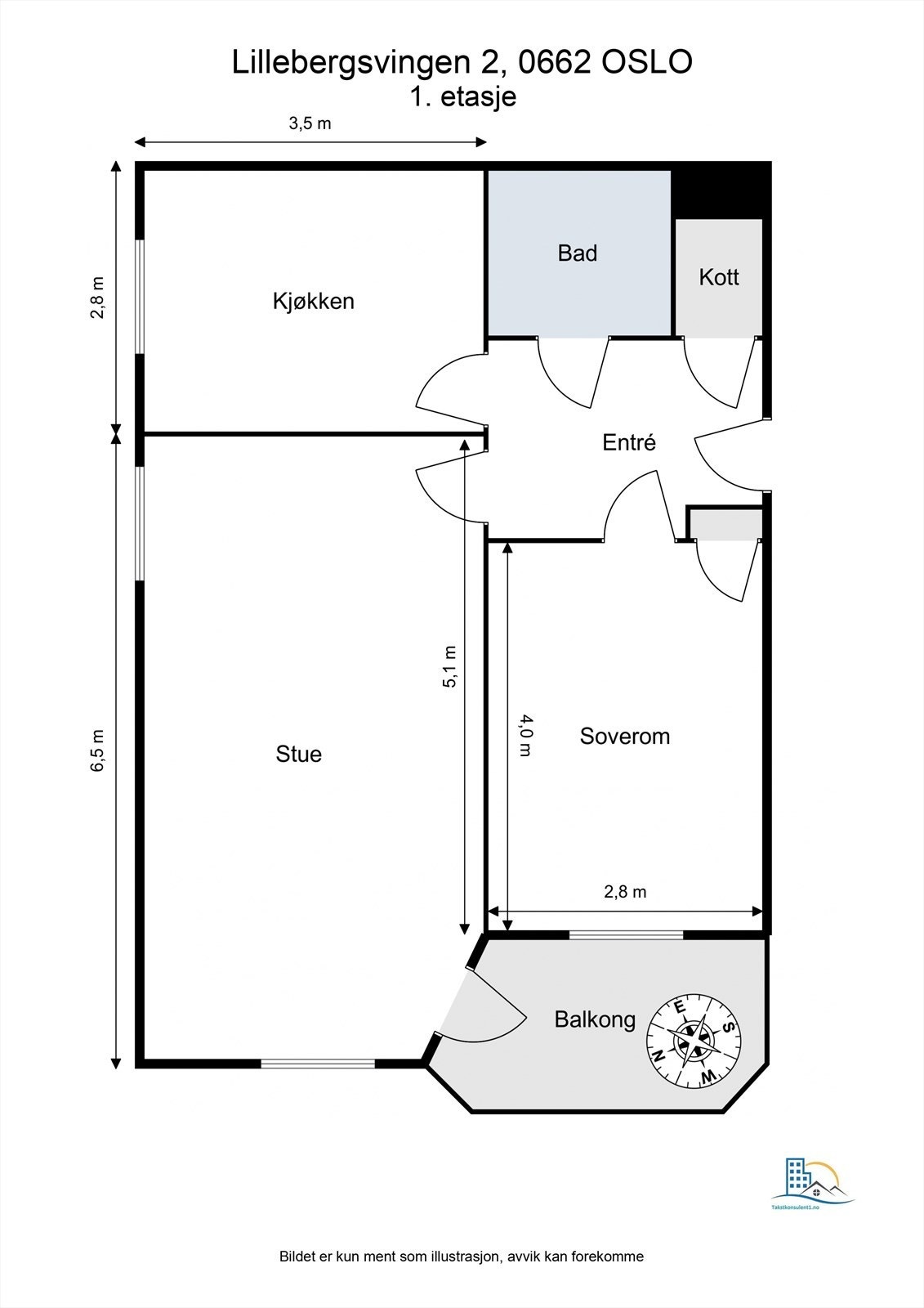 Plantegning Galleribilde