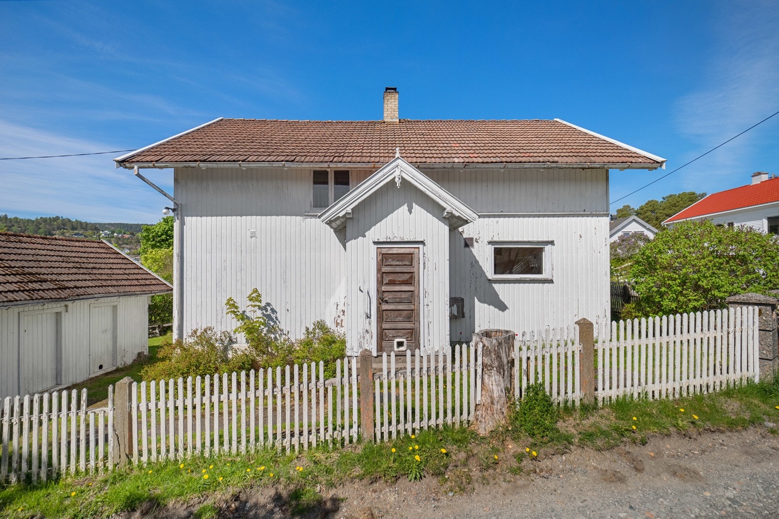 Inngangsparti til boligen. Galleribilde