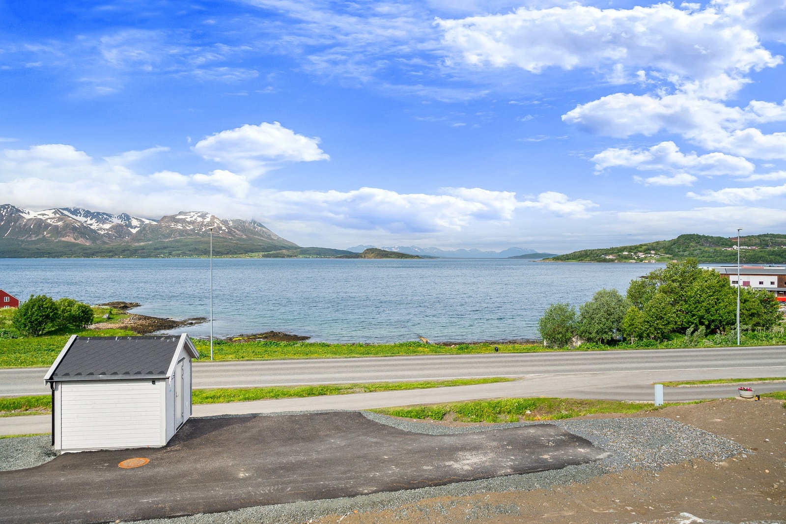 Utsikt fra tomt B2 Galleribilde