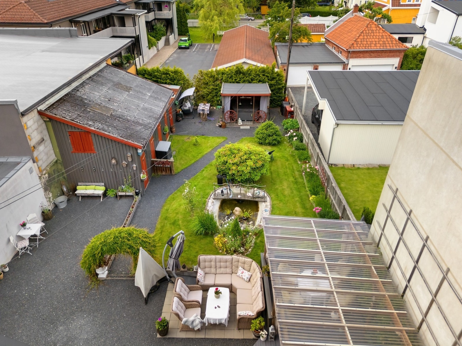 Perfekt for sene sommerkvelder med venner og familie. Galleribilde