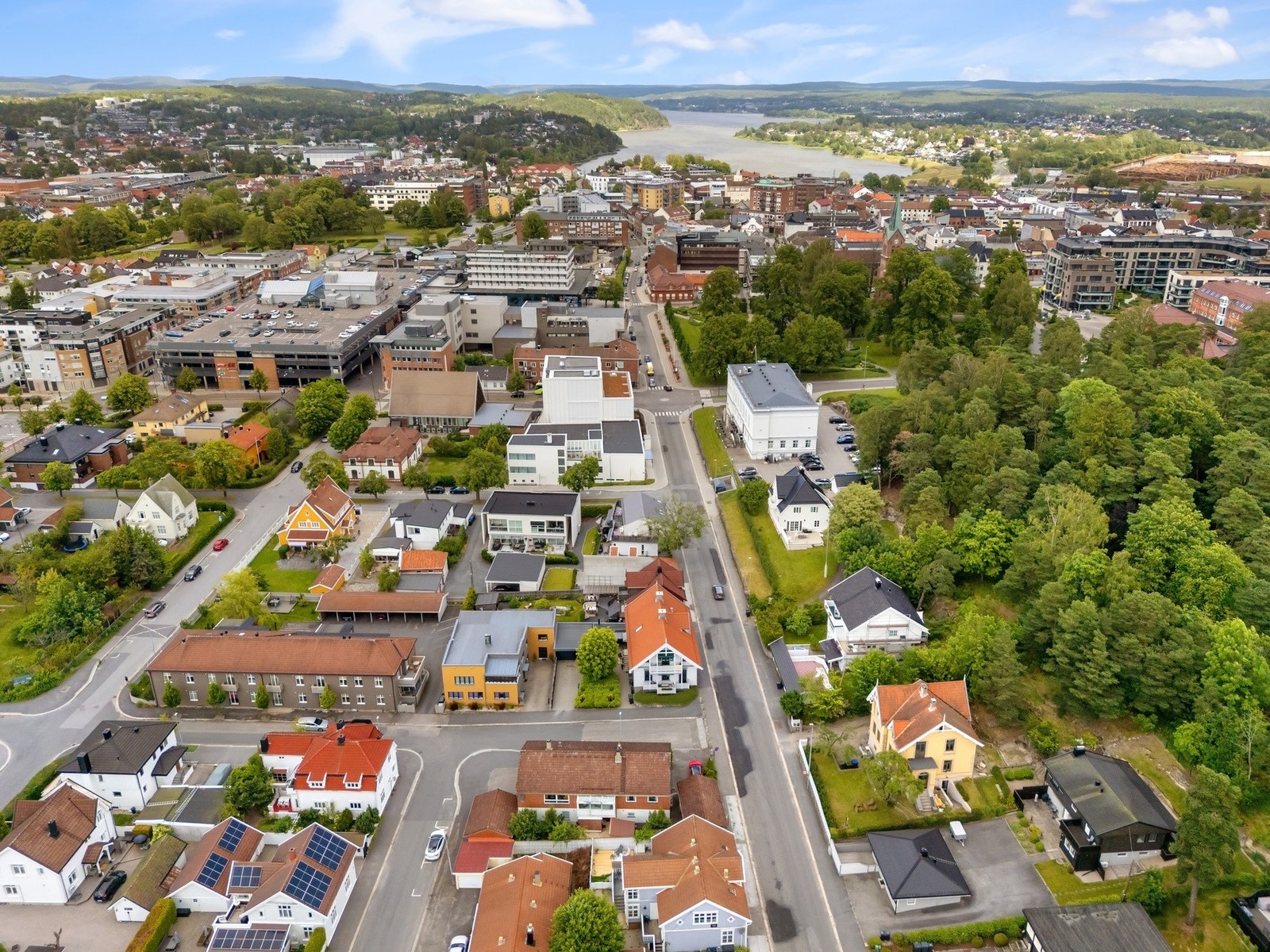 Gåavstand til skoler og barnehager. Galleribilde