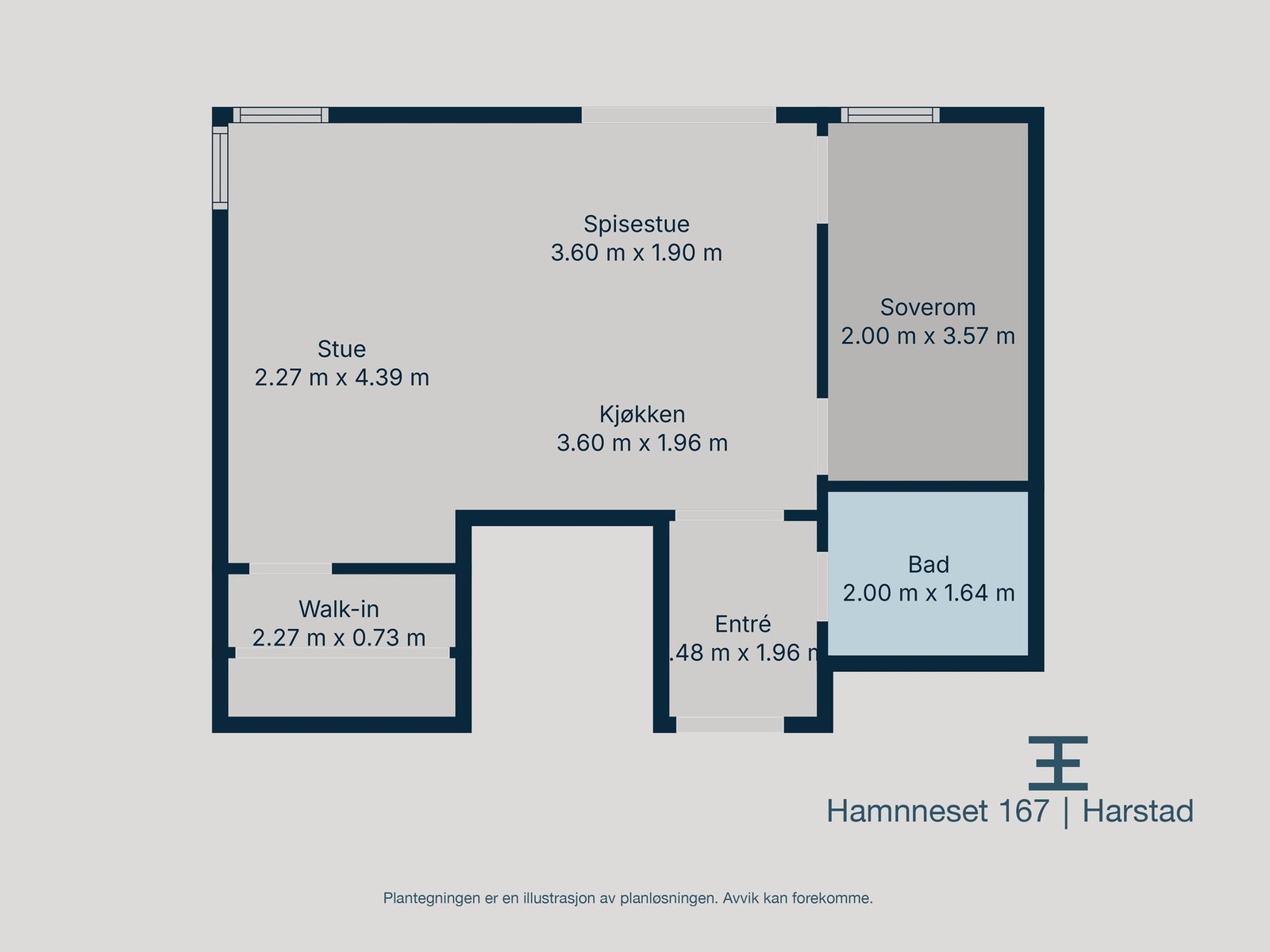 Plantegning Galleribilde
