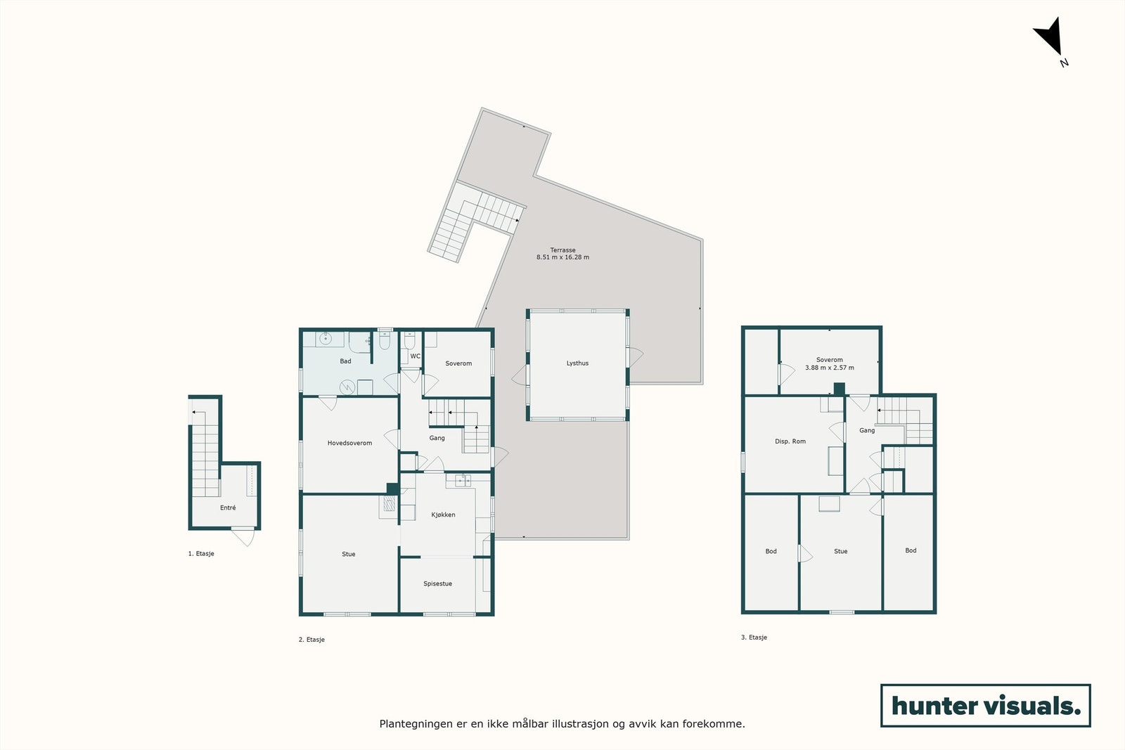 Plantegning Galleribilde