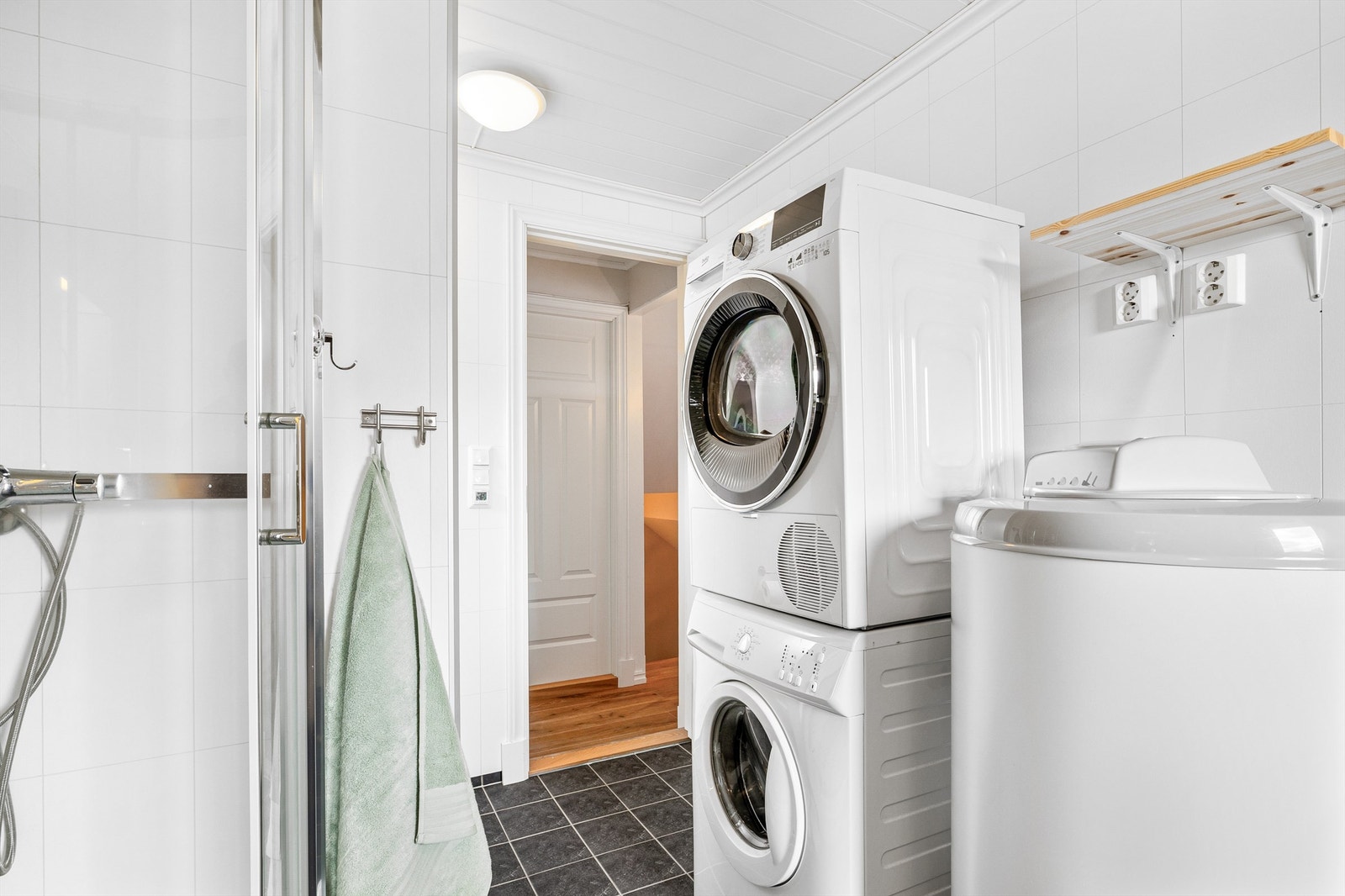 Badet har opplegg for vaskemaskin Galleribilde