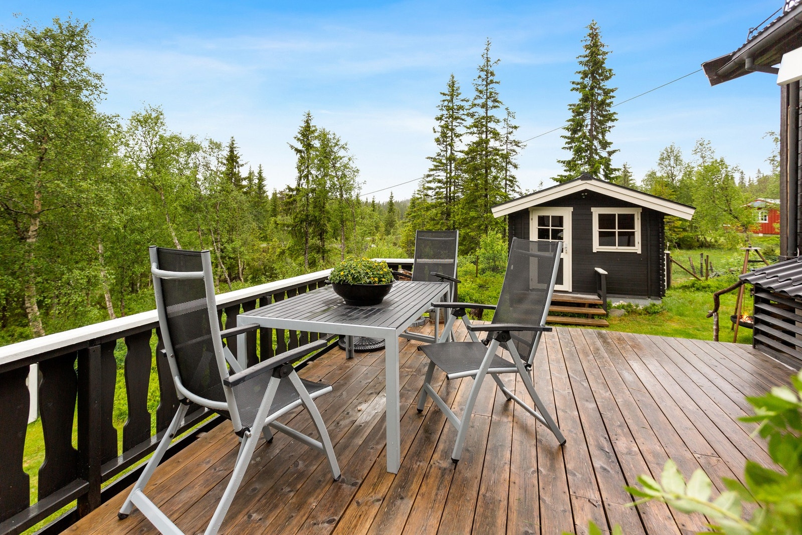 Terrassen er på 35m². Galleribilde