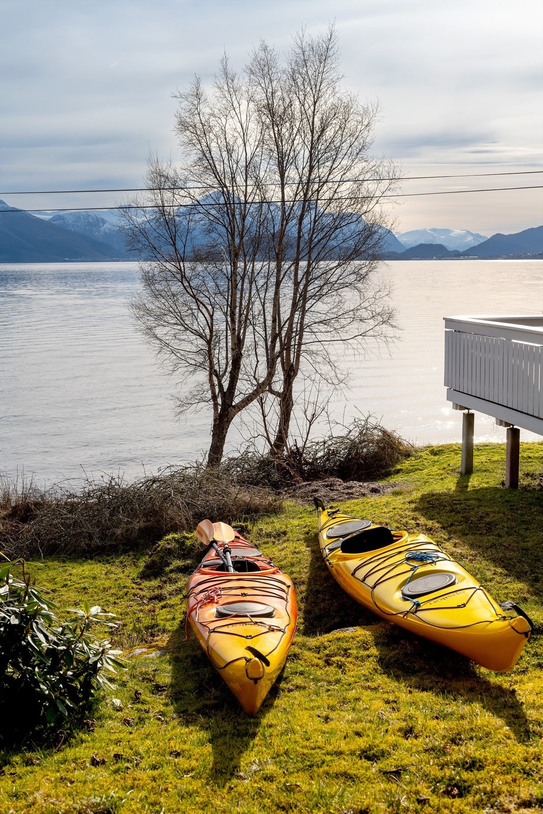 Her kan du sjøsette kajakken og padle deg flotte turer Galleribilde