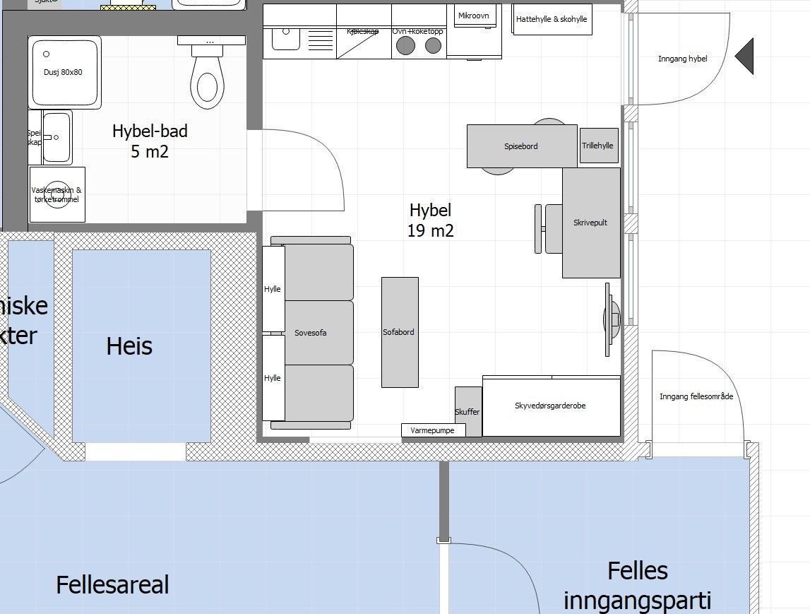 Plantegning Galleribilde