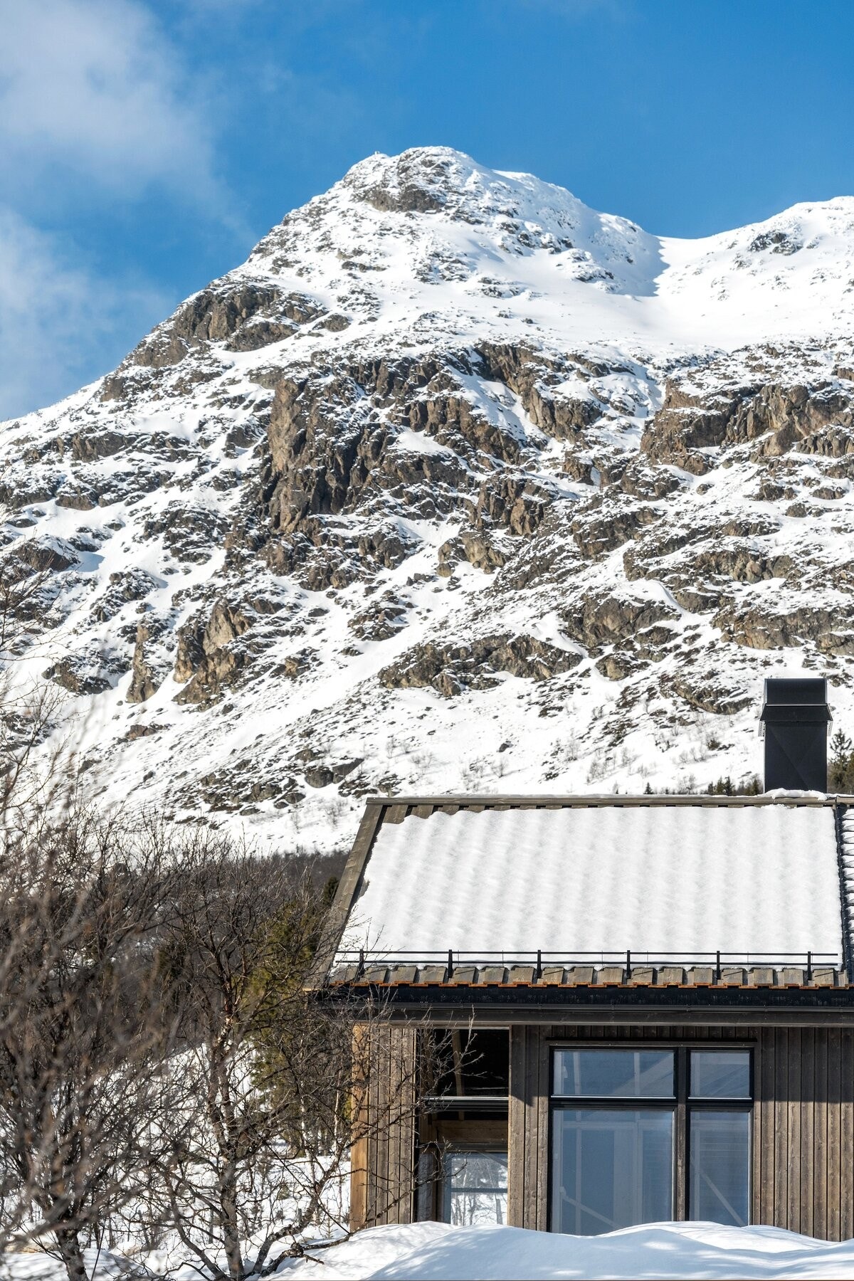 Hytten ligger 934 moh. Her er det bare å hyte frisk fjelluft. Galleribilde