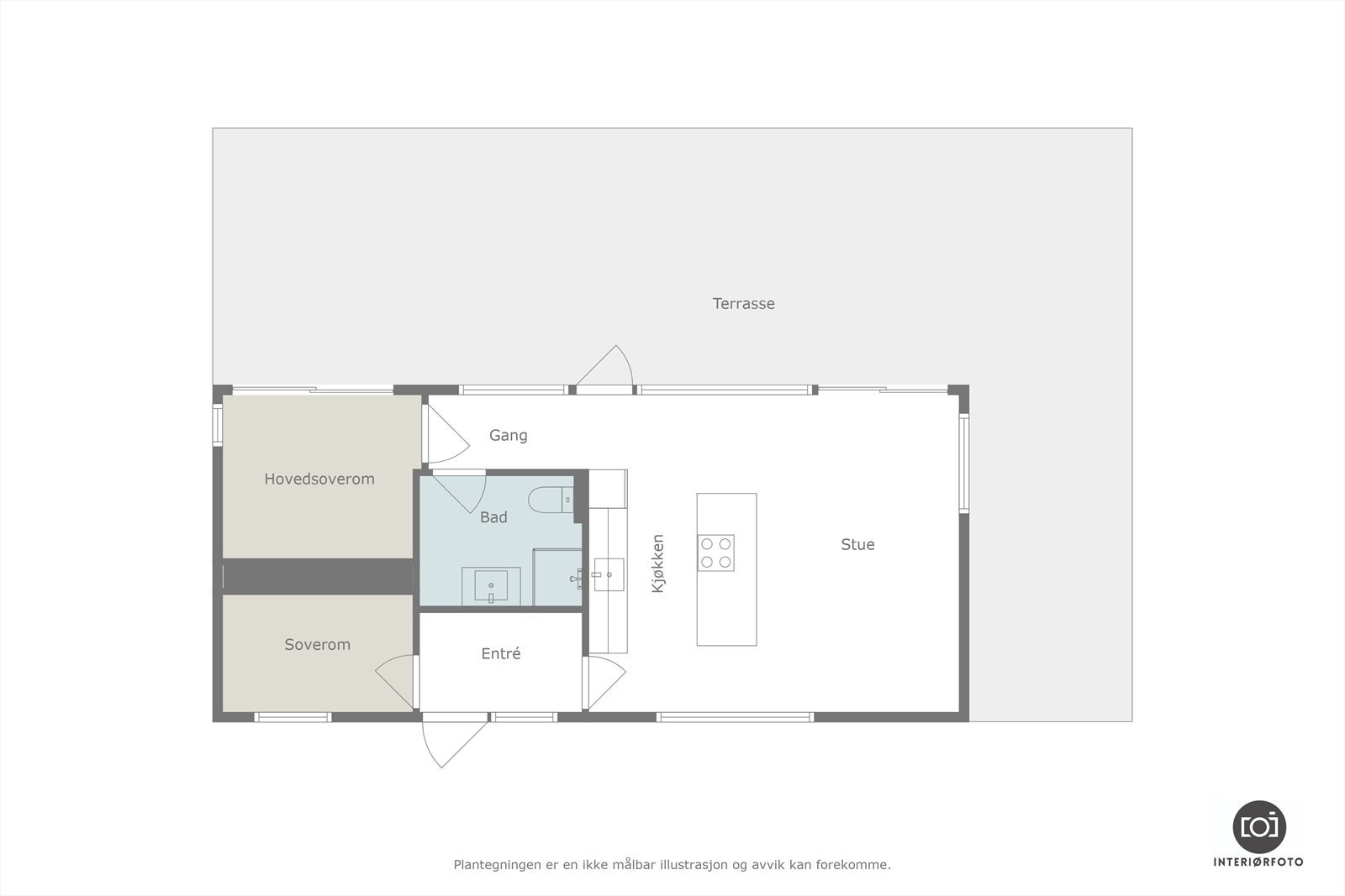 Plantegning Galleribilde