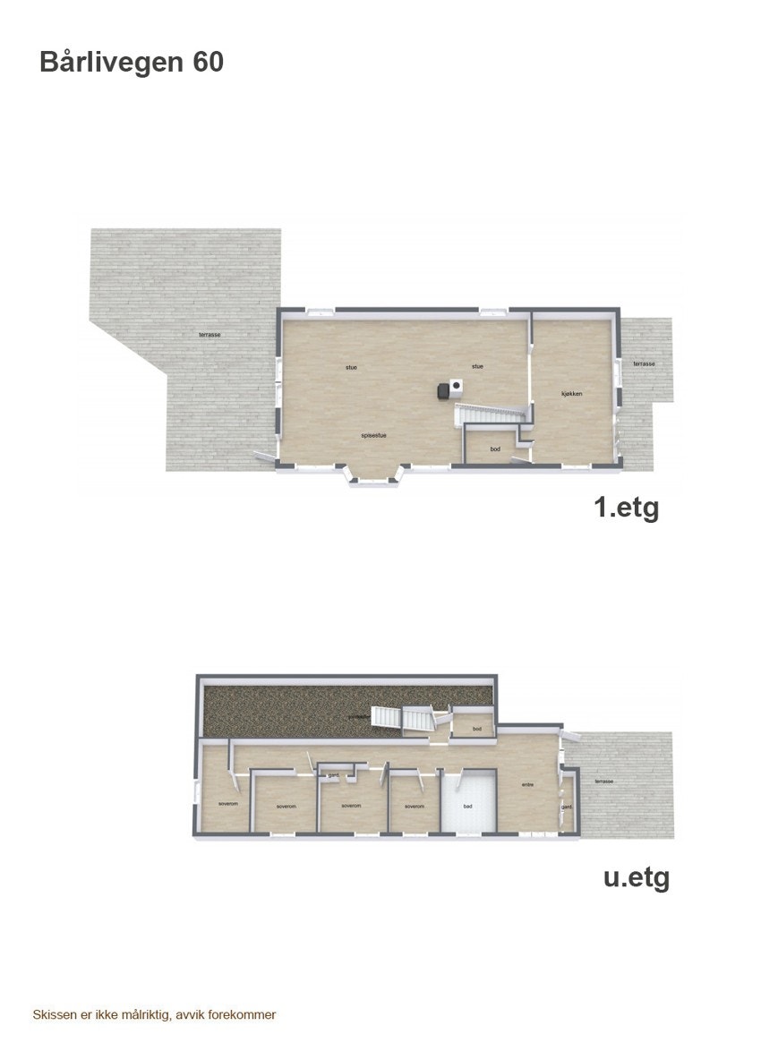 Plantegning oversikt Galleribilde