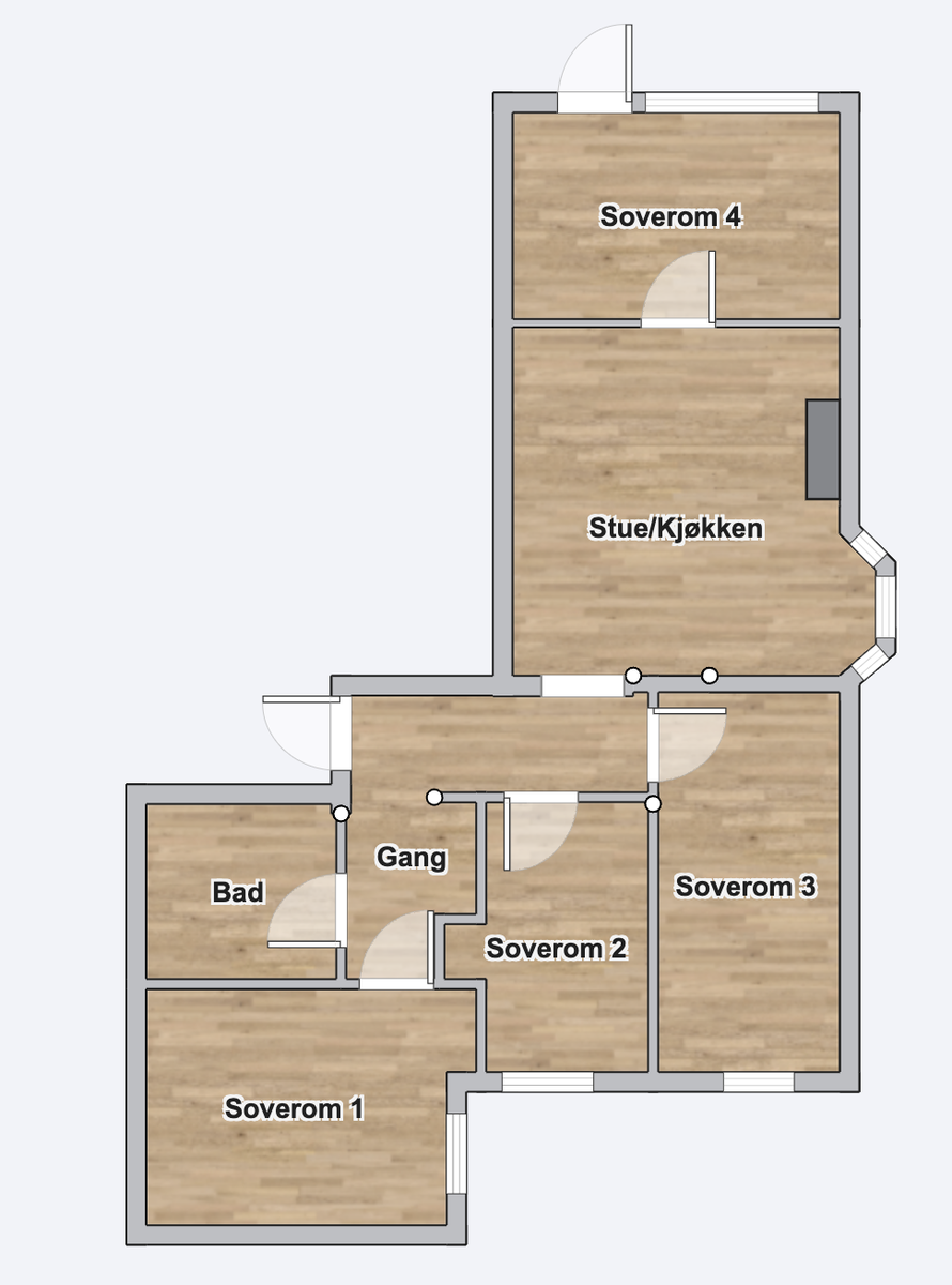 Plantegning Galleribilde