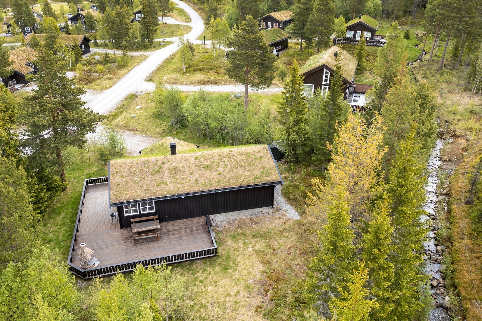 Arealeffektiv hytte som er godt vedlikeholdt. Galleribilde