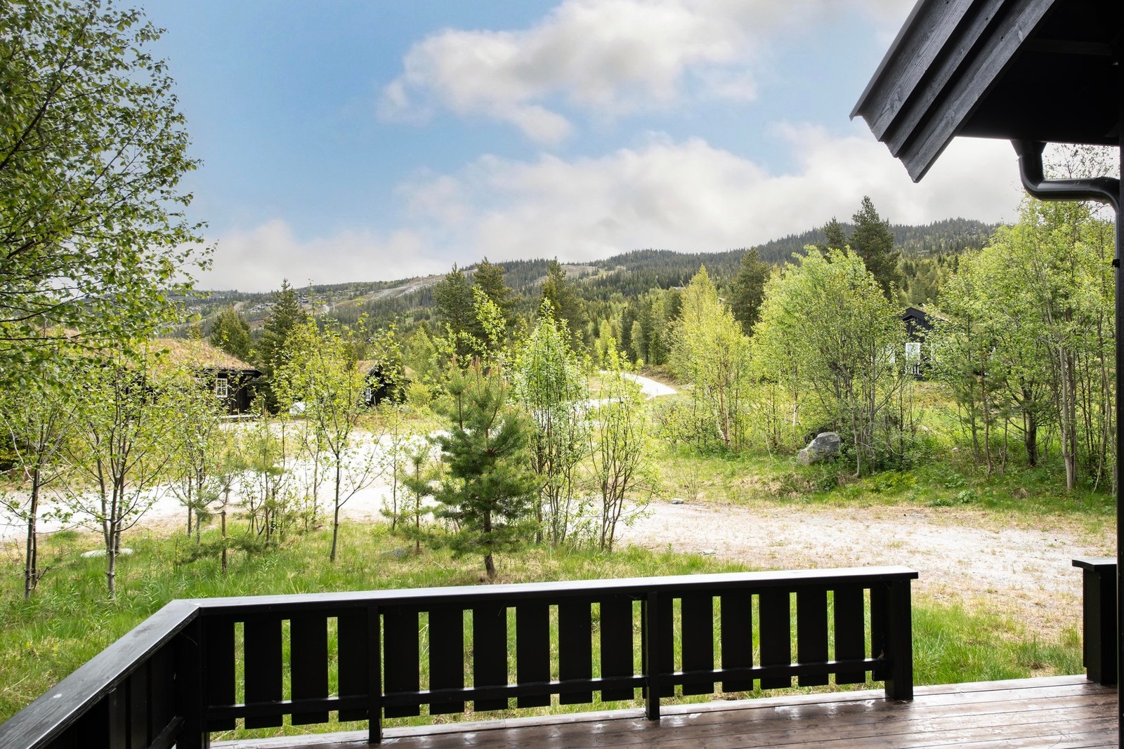 Golf og alpinanlegg som nærmeste nabo. Galleribilde