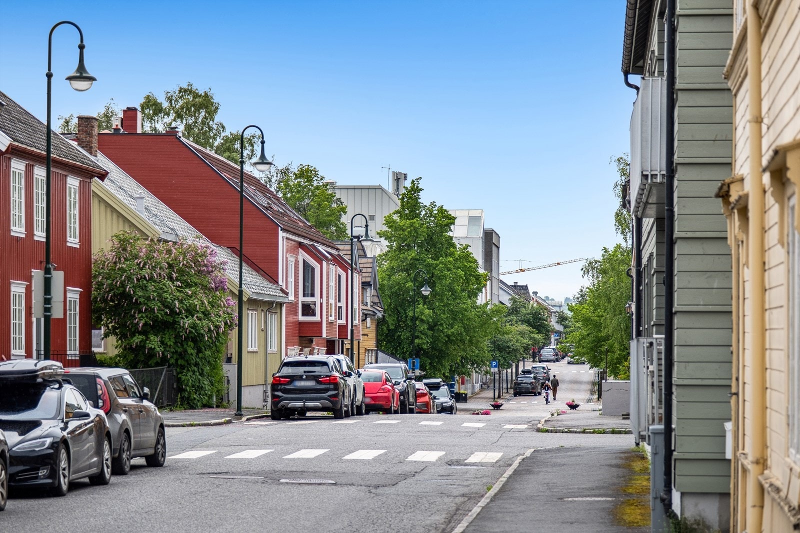 Umiddelbar tilgang til sentrumsgatene i Levanger. Galleribilde