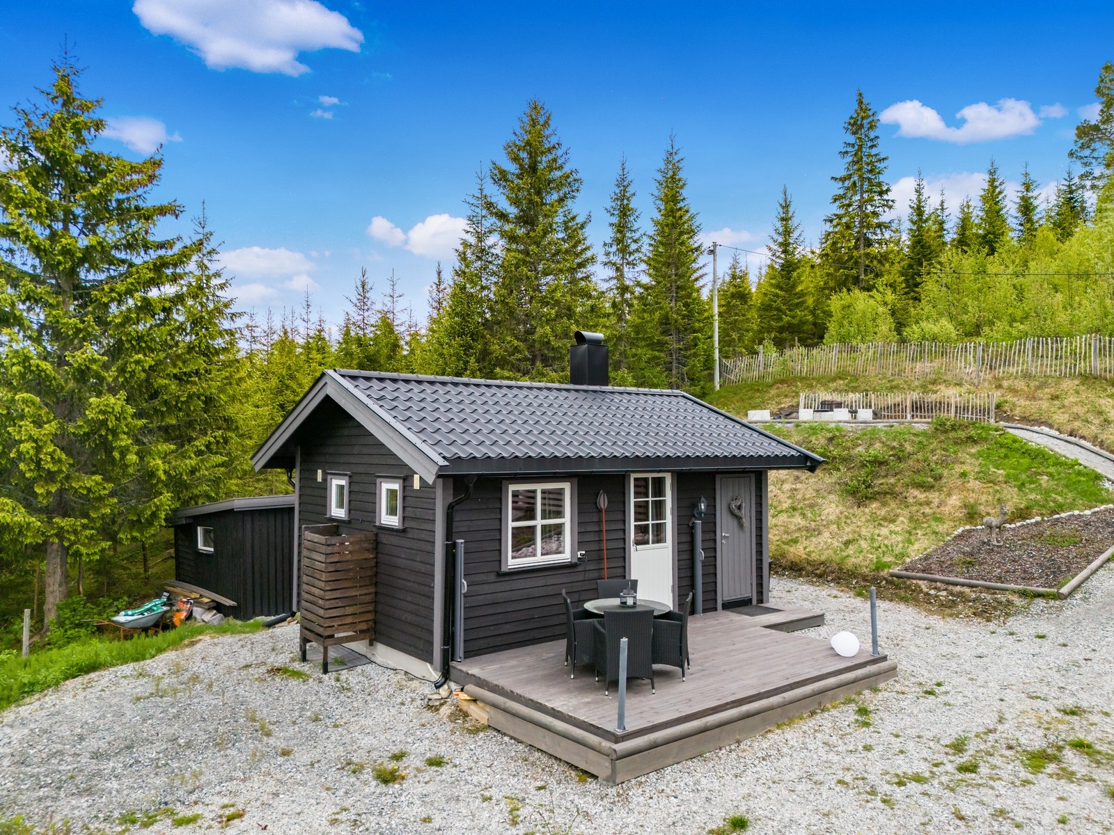 Annekset, med bod bak. Galleribilde