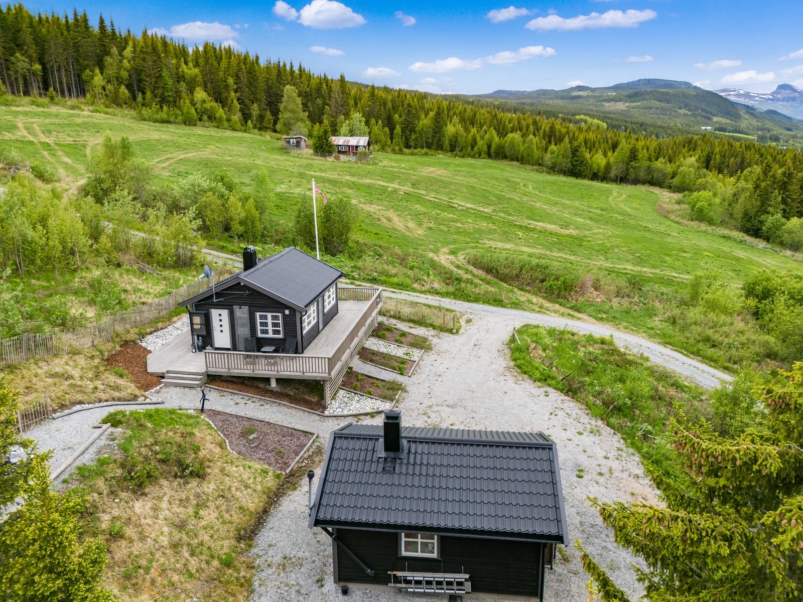 Nydelig utsikt fra eiendommen. Galleribilde