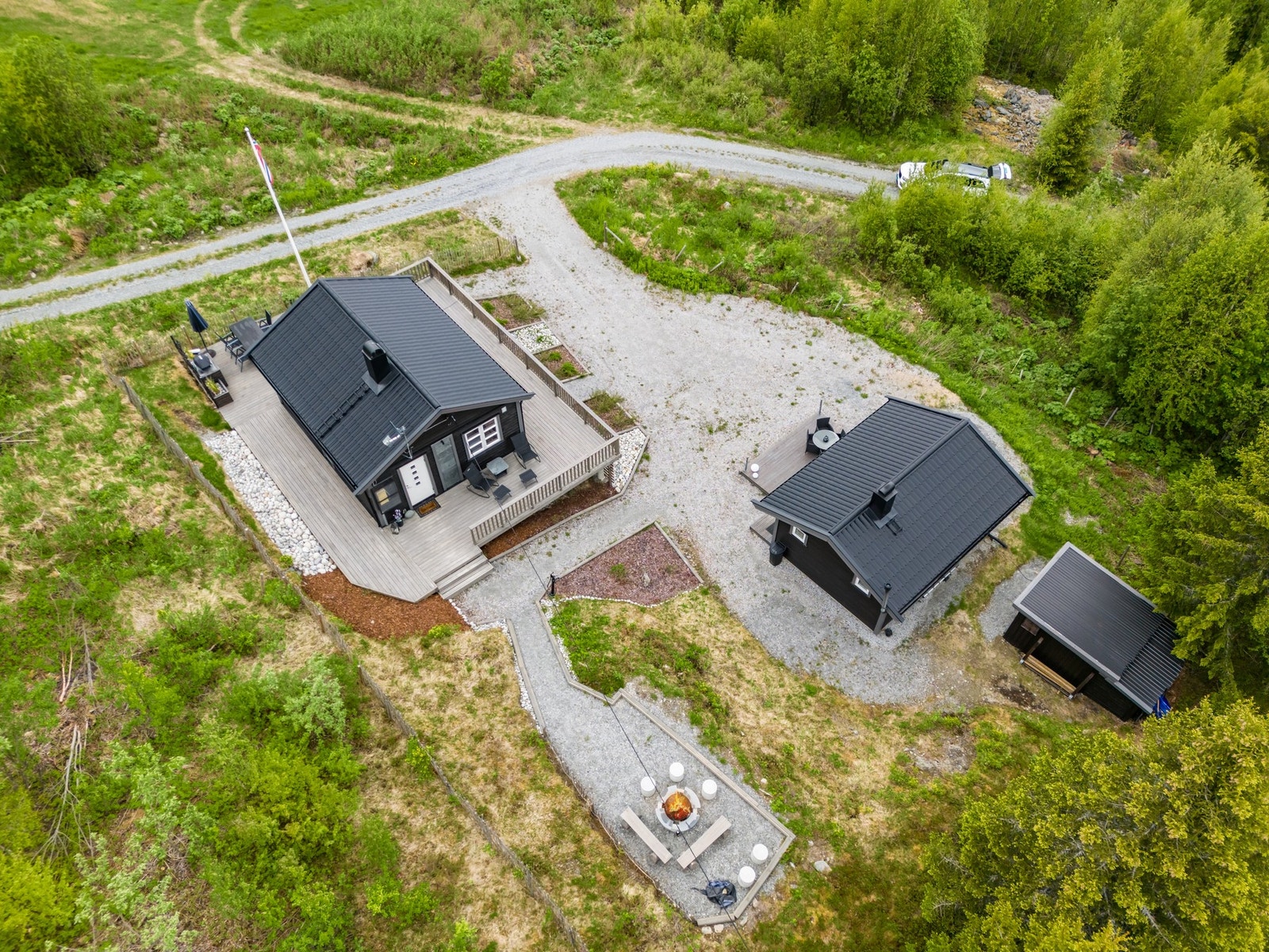 Oversiktsbilde av tomt. Galleribilde