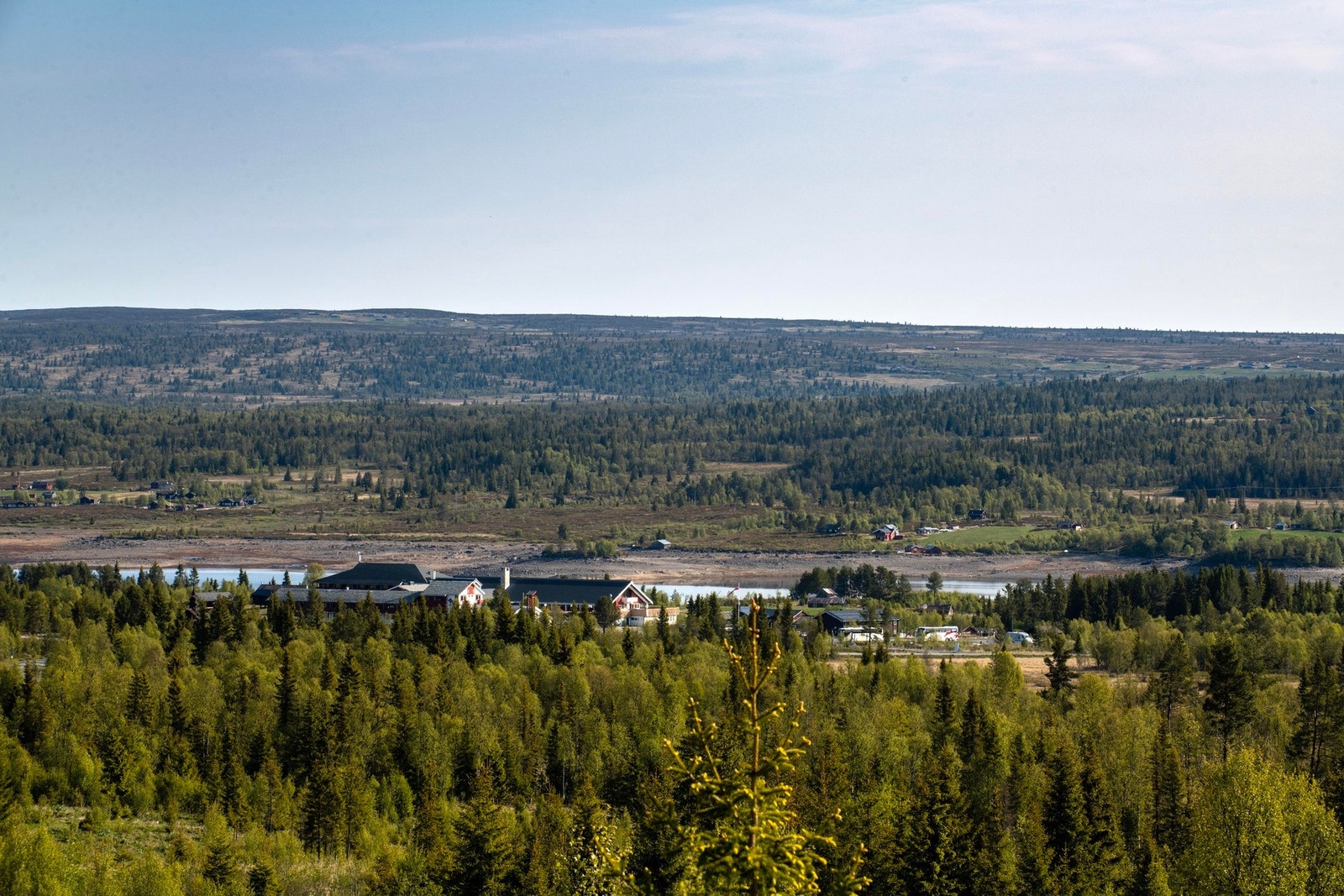 Utsikt fra tomt. Galleribilde