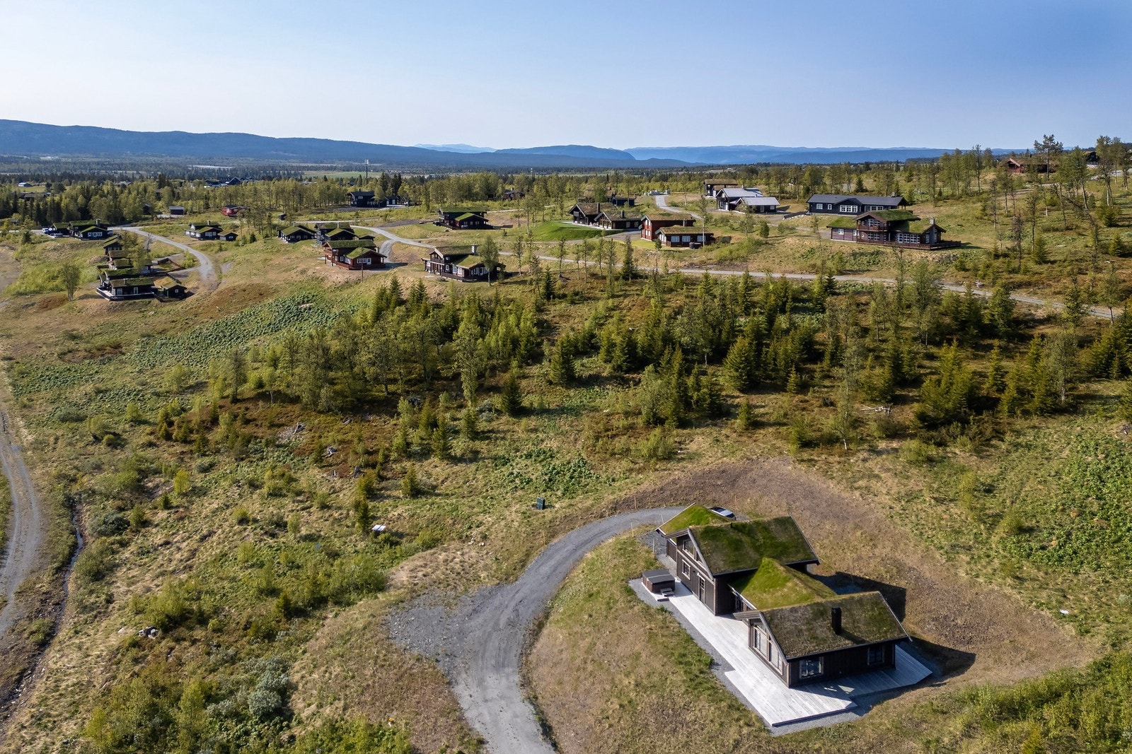 Her har du gangavstand til alpinbakken og skiløyper. Galleribilde