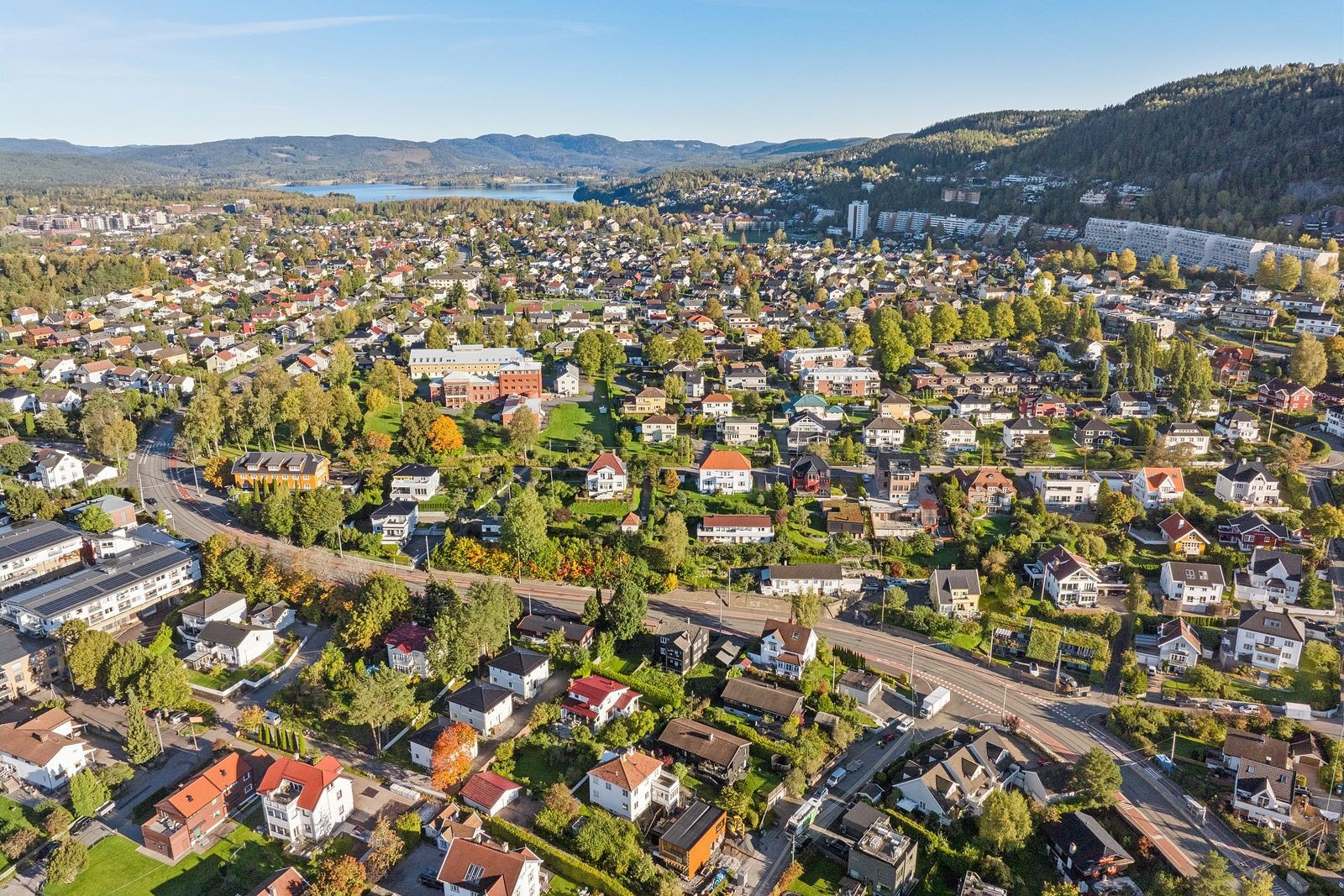 Dronebilde Galleribilde