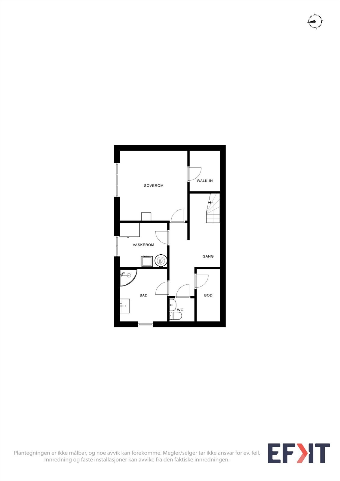 Plantegning kjeller nyeste bolig/våningshus. Galleribilde