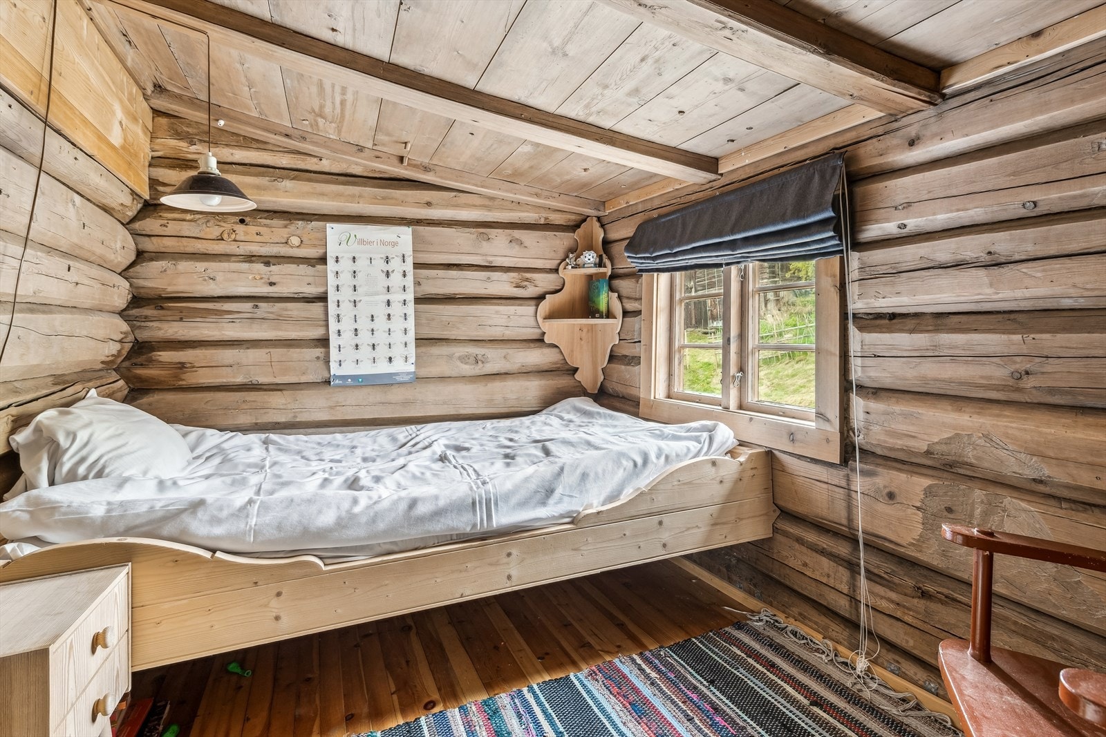 Mindre soverom i 2. etasje på eldste delen. Galleribilde