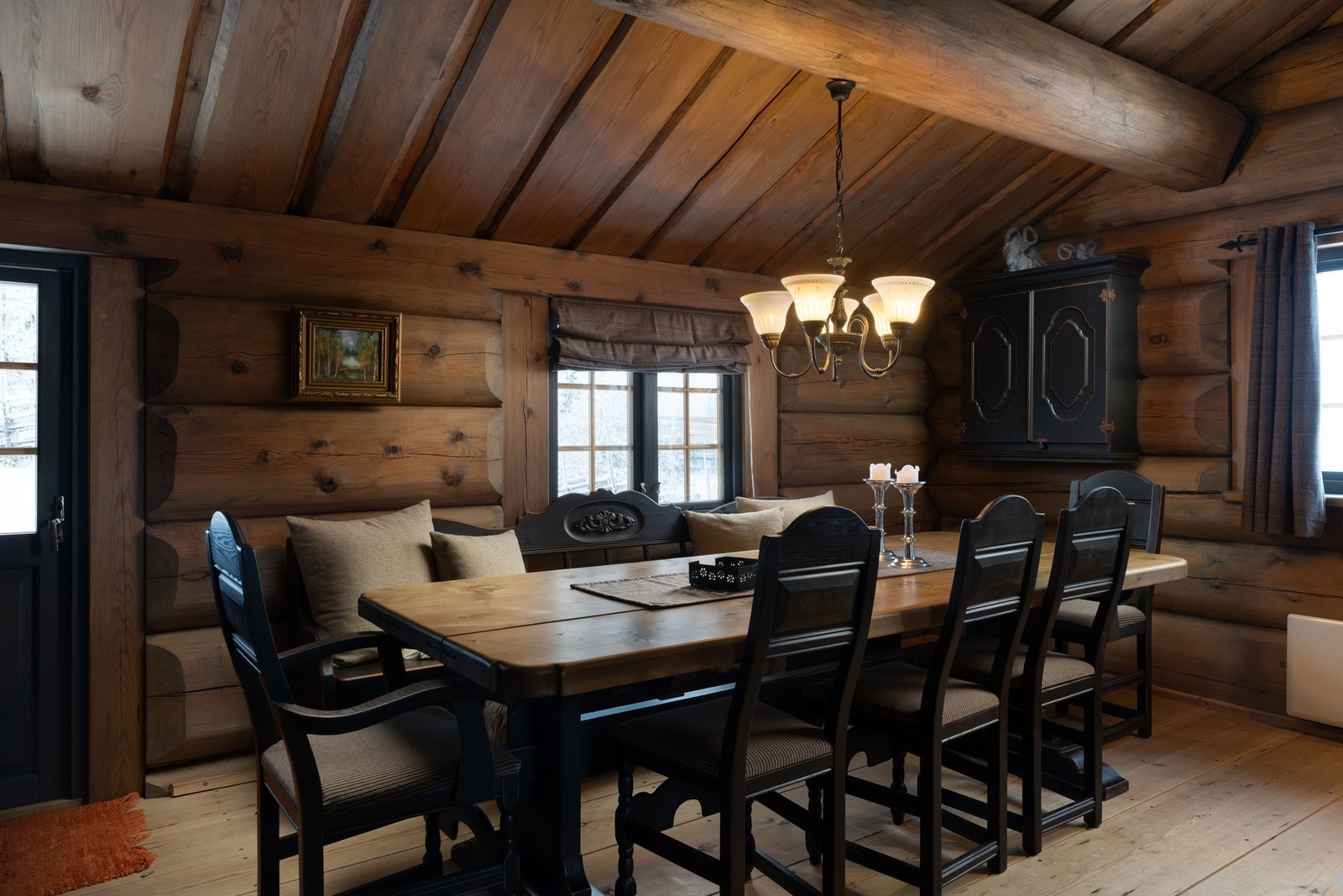 Spisestuen er en hyggelig plass
for gode måltider. Galleribilde