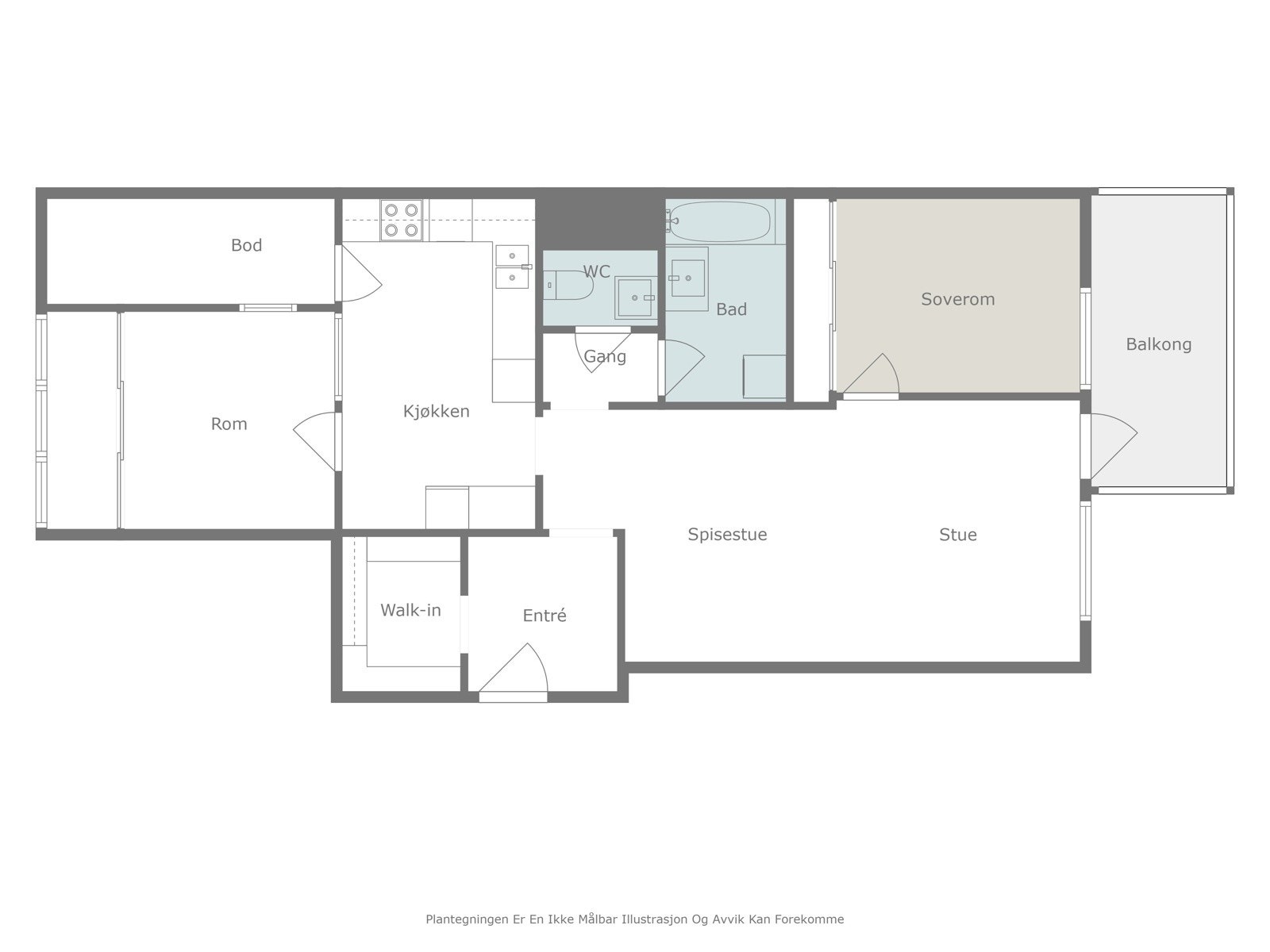 Planløsning. Galleribilde