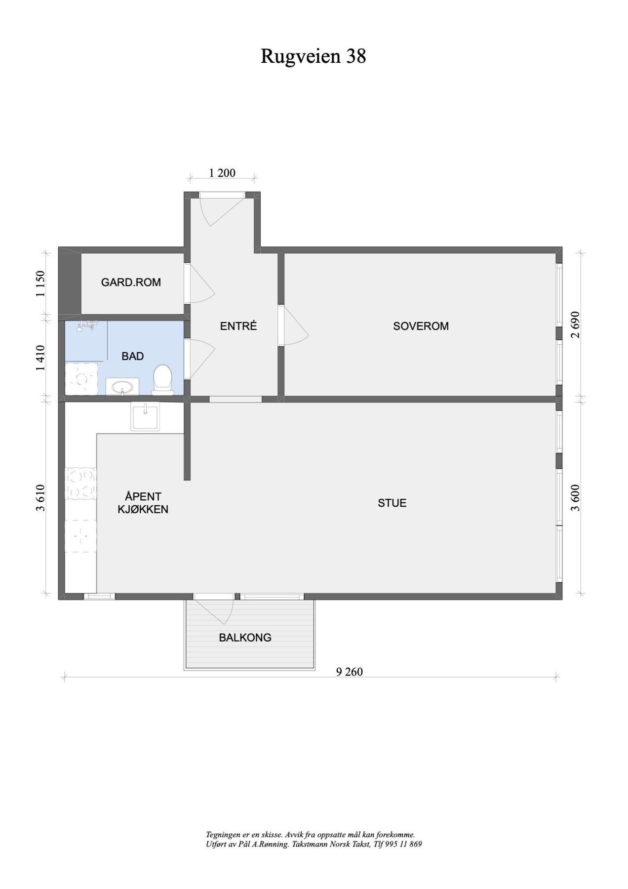 Plantegning Galleribilde